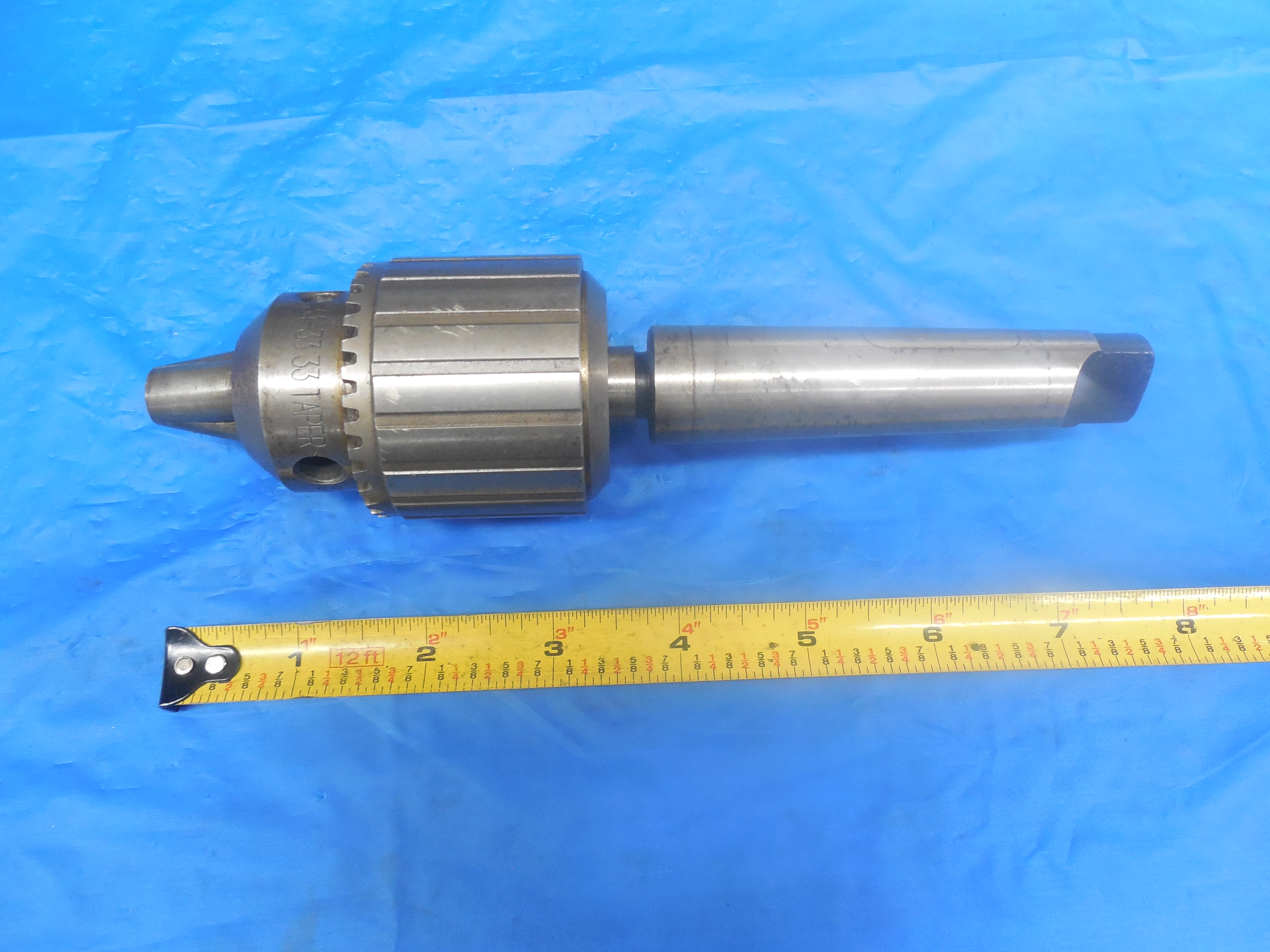 JACOBS 3433 33 TAPER DRILL CHUCK 01/2" 013 mm CAPACITY MORSE TAPER