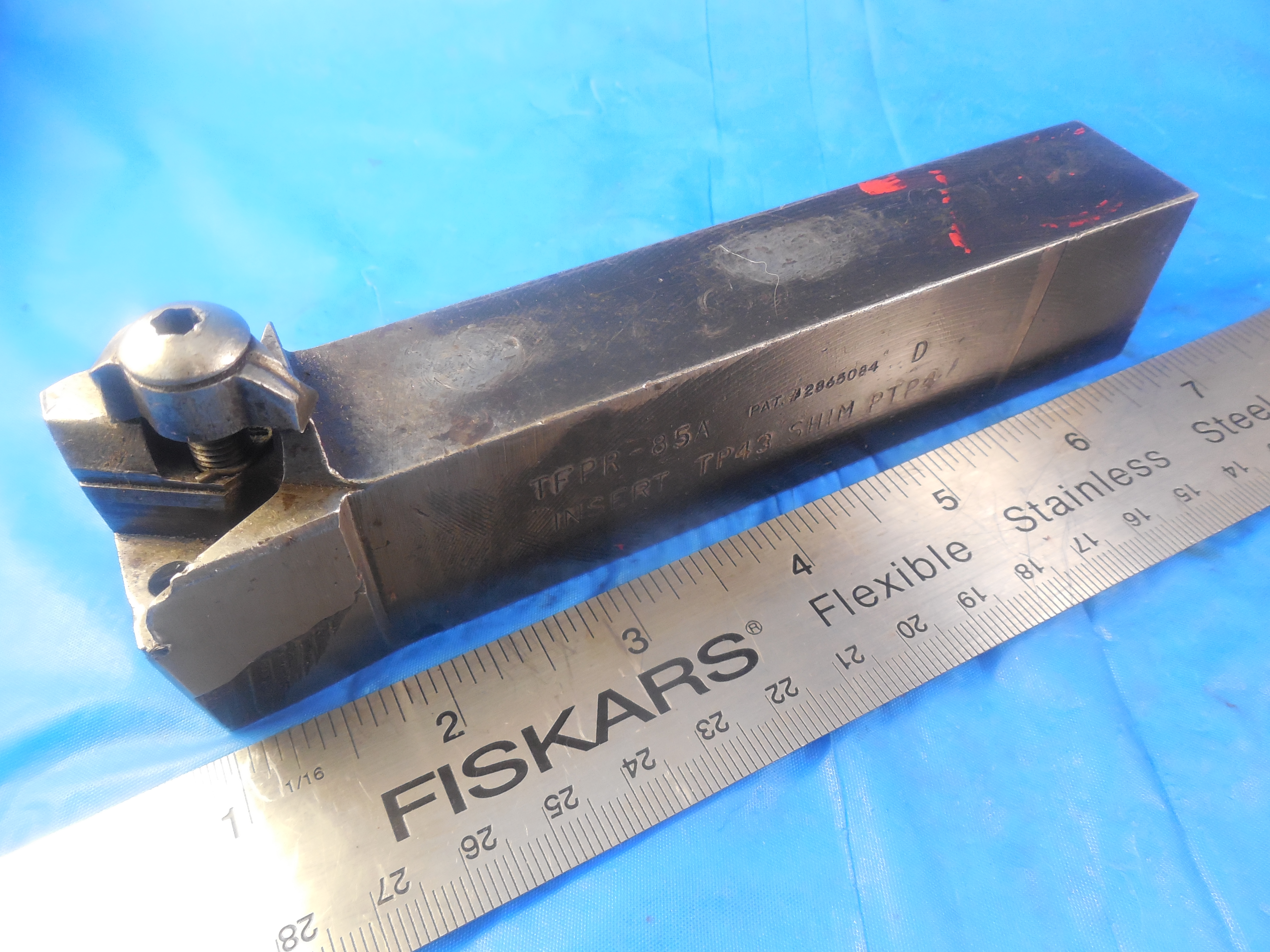 TFPR85 A INSERT TP43 SHIM PTP4 LATHE TURNING TOOL HOLDER 1 1/4 X 1