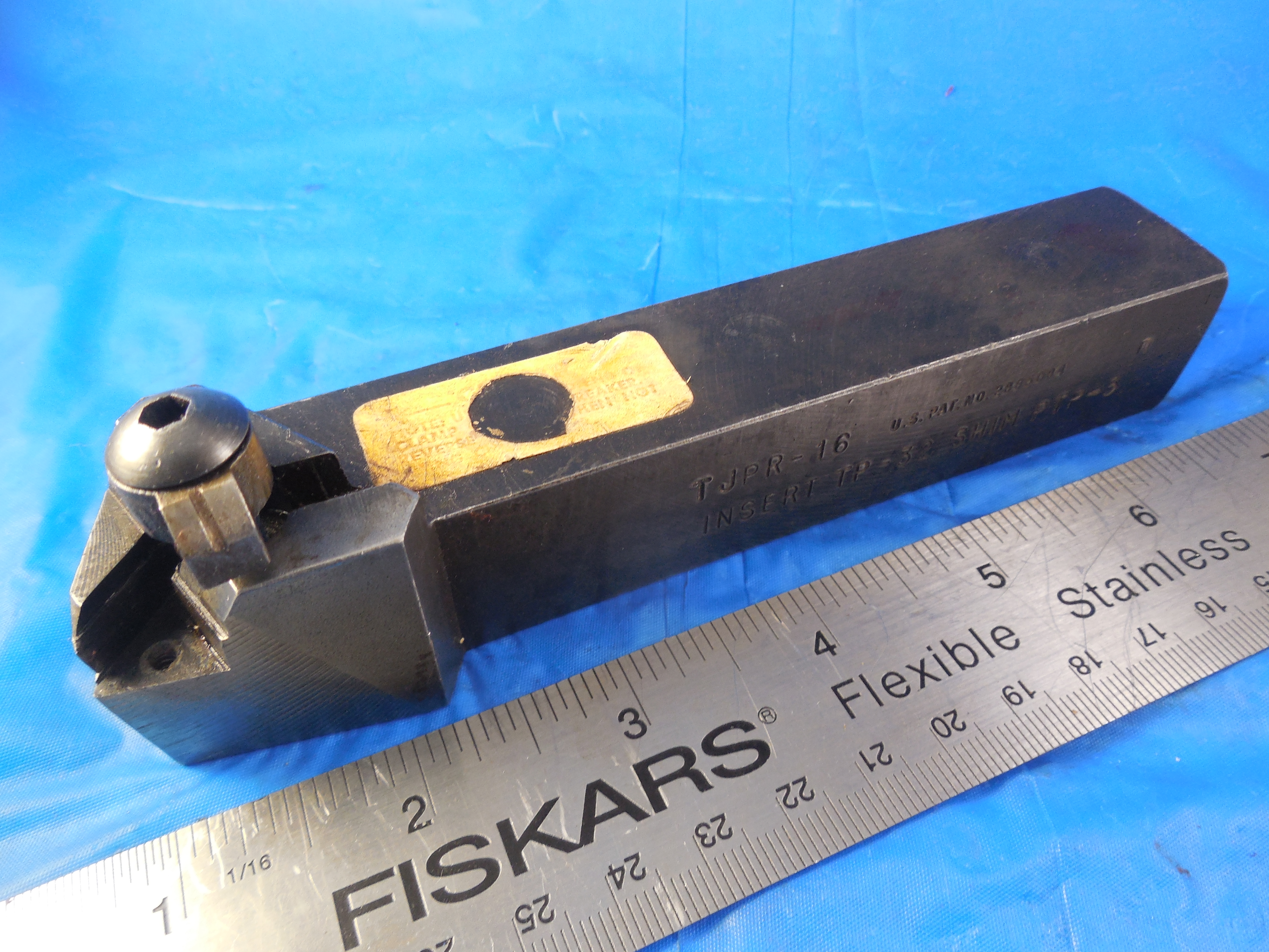 TJPR16 INSERT TP32 SHIM PTP3 MODIFIED LATHE TURNING TOOL HOLDER 1" X