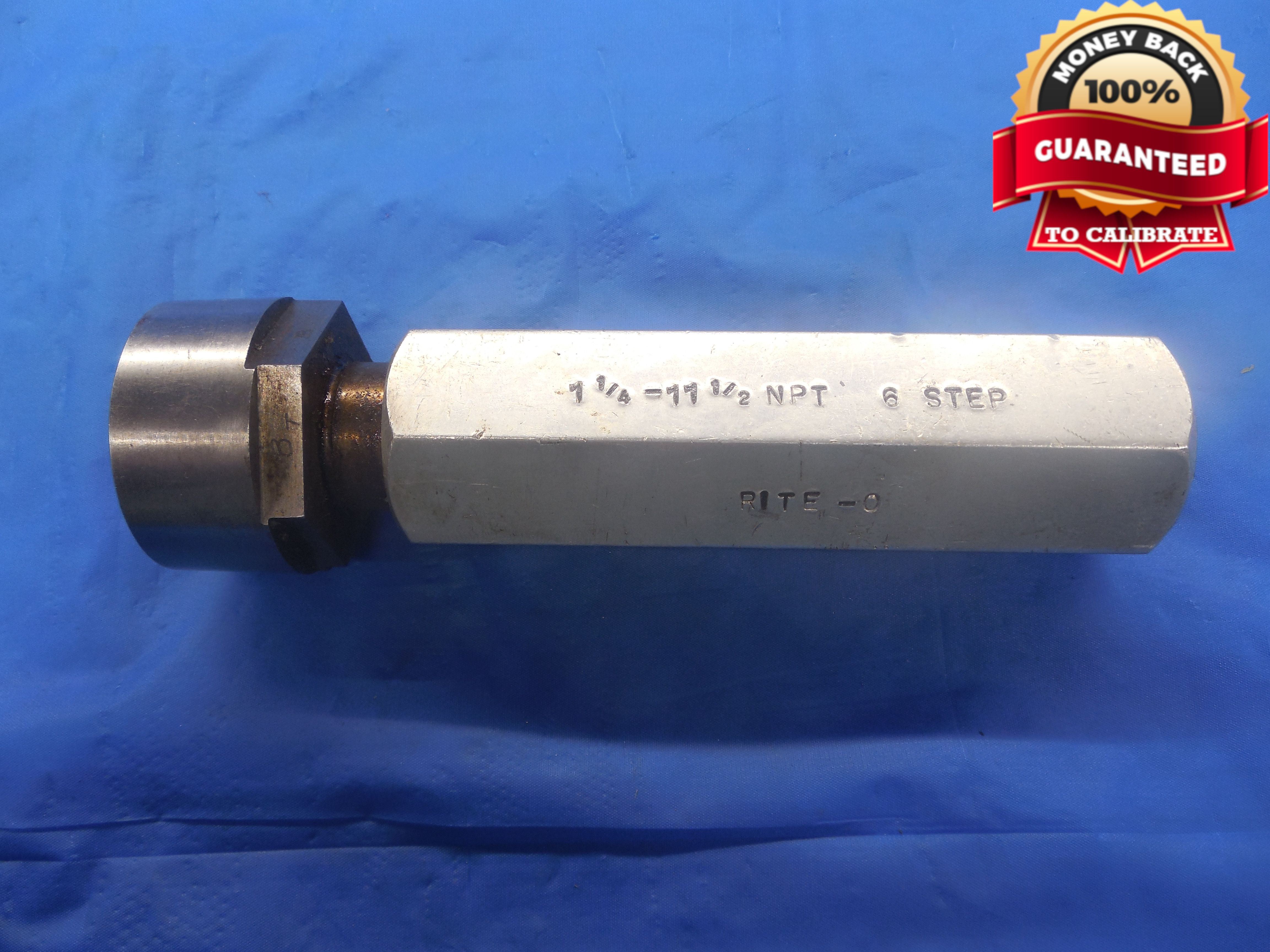 1 1/4 11 1/2 NPT 6 STEP PIPE THREAD PLUG GAGE 1.25 1 1/4"11 1/2 TOOL