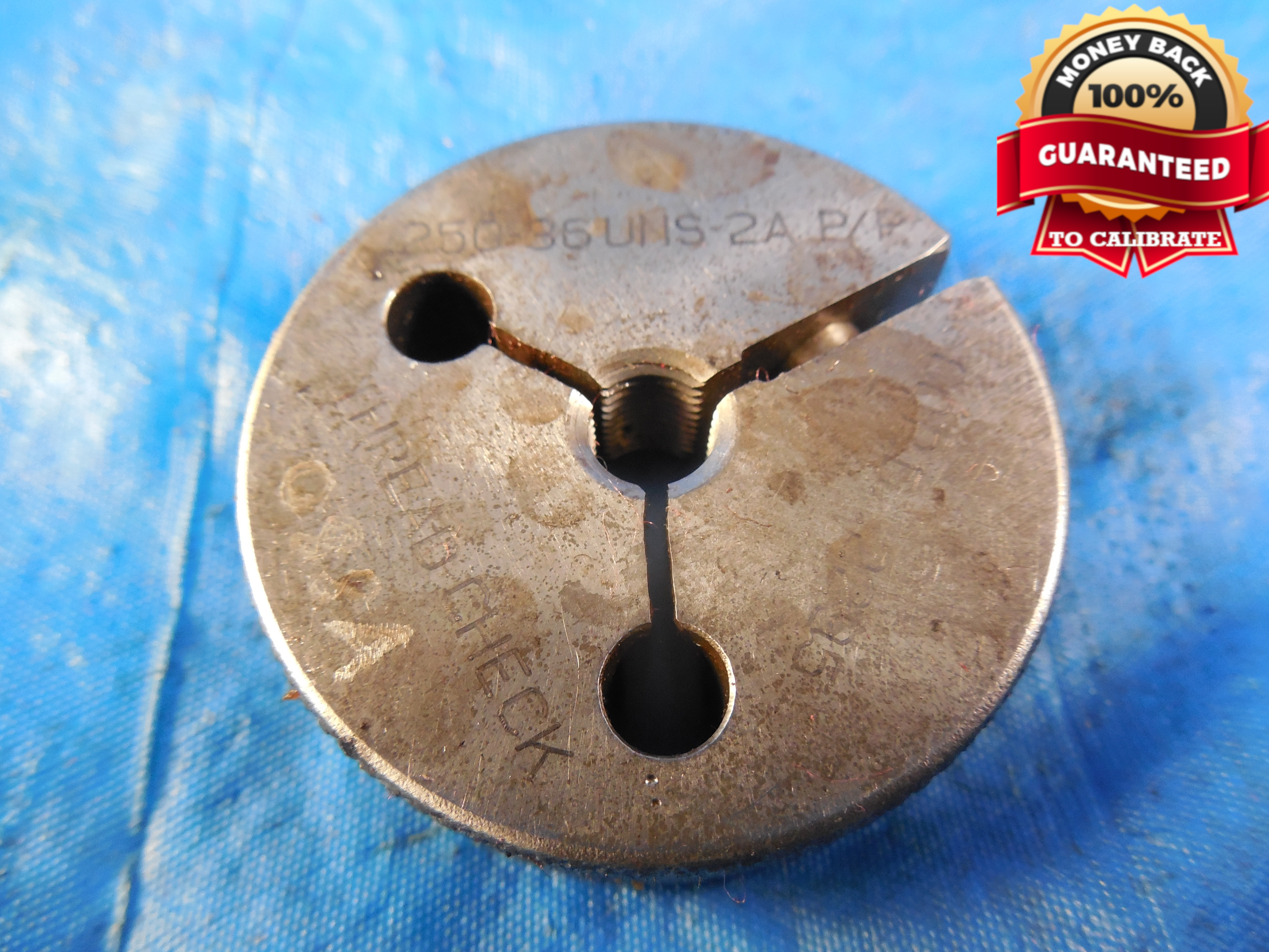 1 4 36 UNS 2A BEFORE PLATE THREAD RING GAGE 25 GO ONLY P D 2303