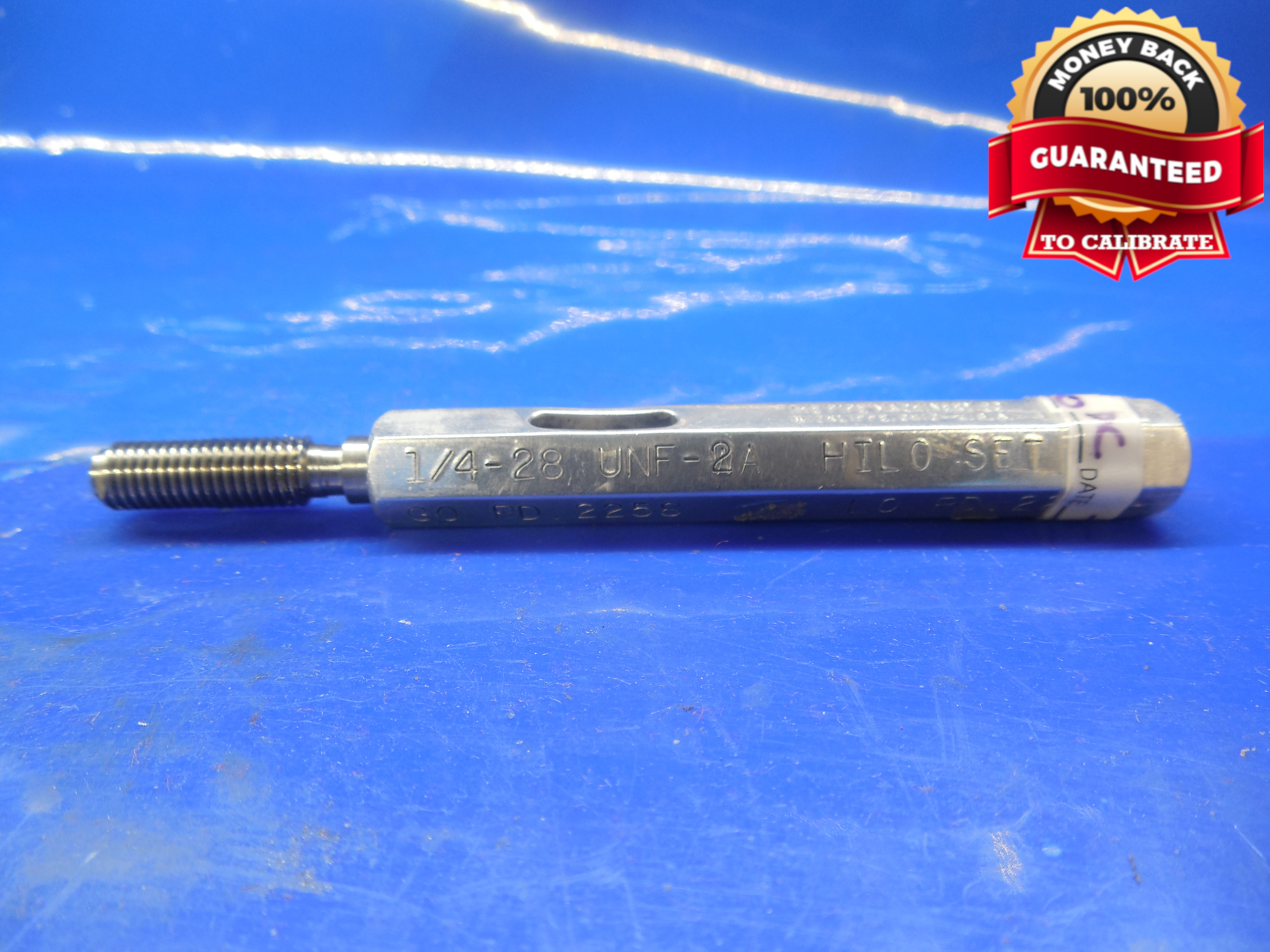 1/4 28 UNF 2A HILO SET THREAD PLUG GAGE .25 GO ONLY P.D. = .2258 HILO NF2A eBay