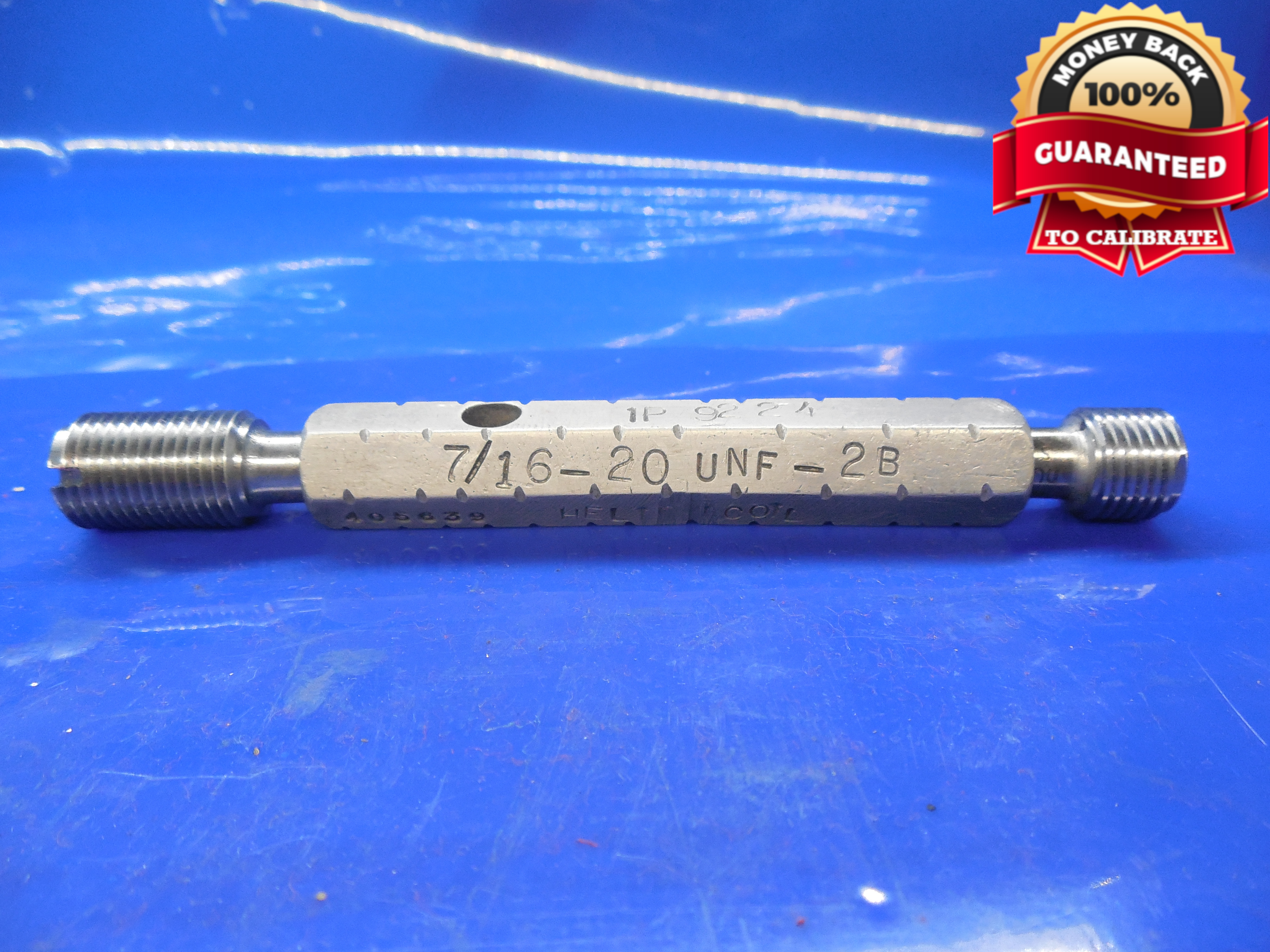 7/16 20 UNF 2B STI HELICOIL THREAD PLUG GAGE .4375 GO NO GO PD'S