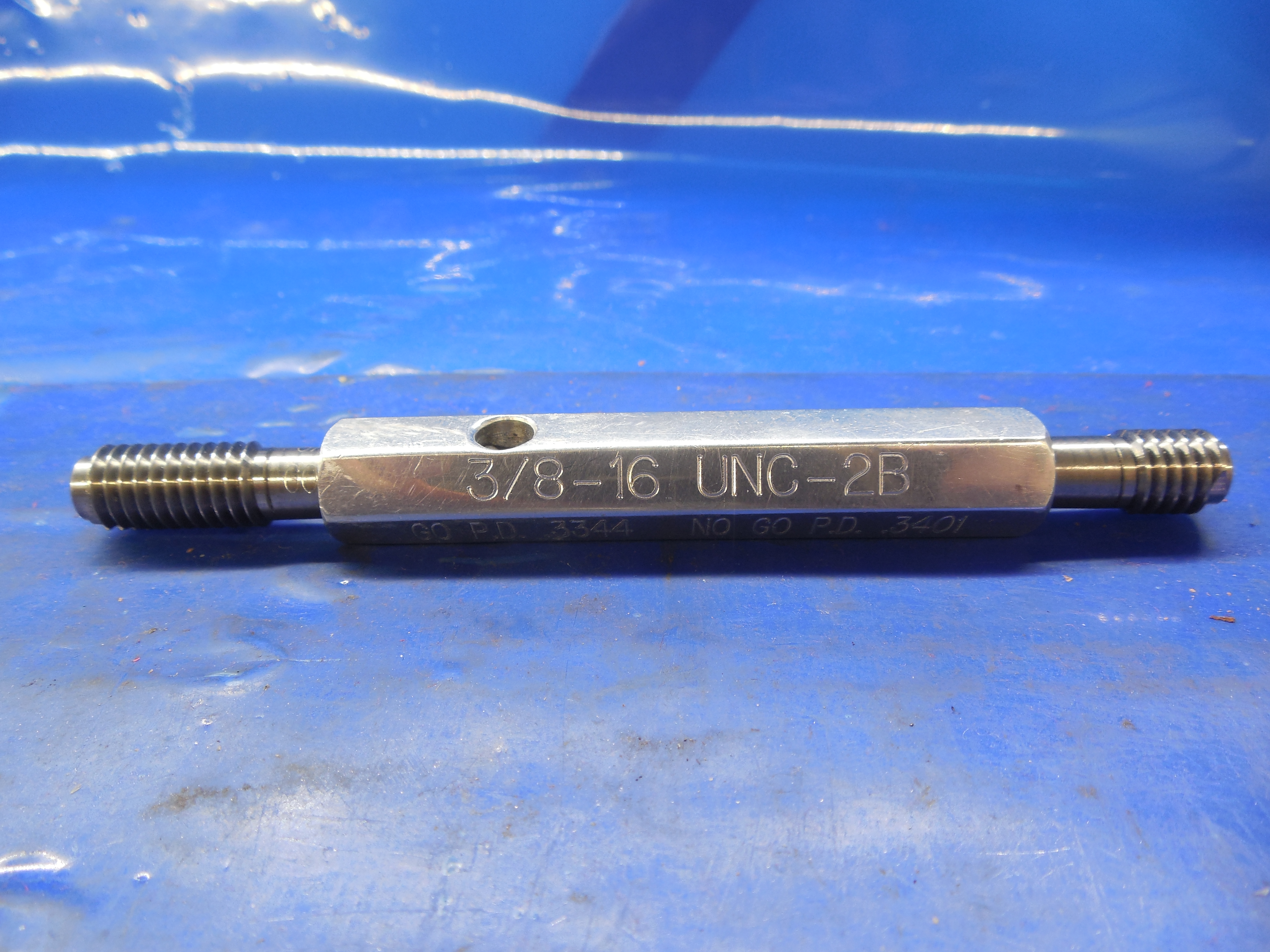 Business Industrial Metalworking Inspection Gages 3 8 16 Unc 2b Thread Plug Gage 375 Go No Go P D S 3344 3401 Thredco Studio In Fine Fr