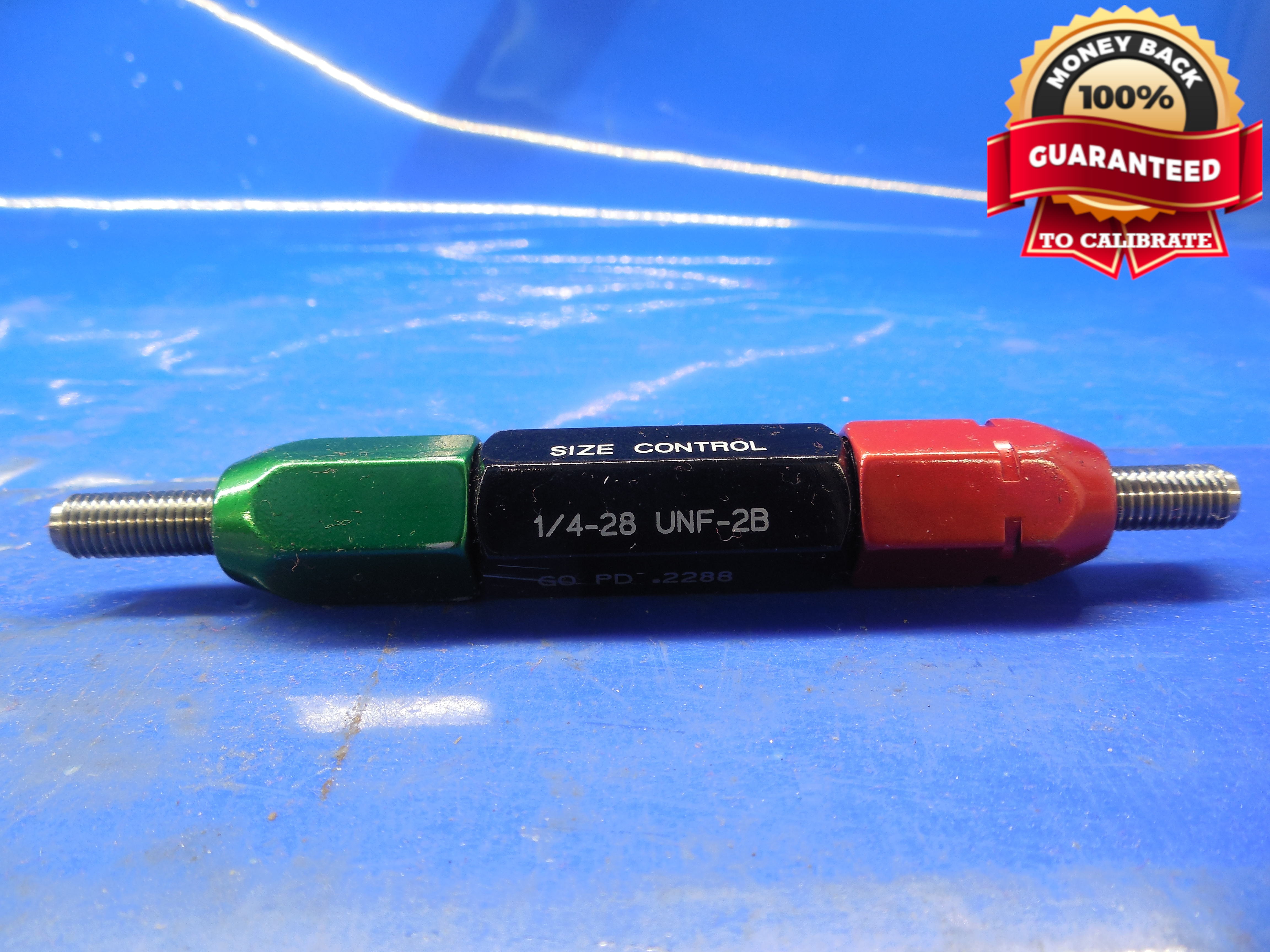 1 4 28 UNF 2B THREAD PLUG GAGE 25 GO NO GO P D S 2288 2331 1 4 28 UNF 2B EBay