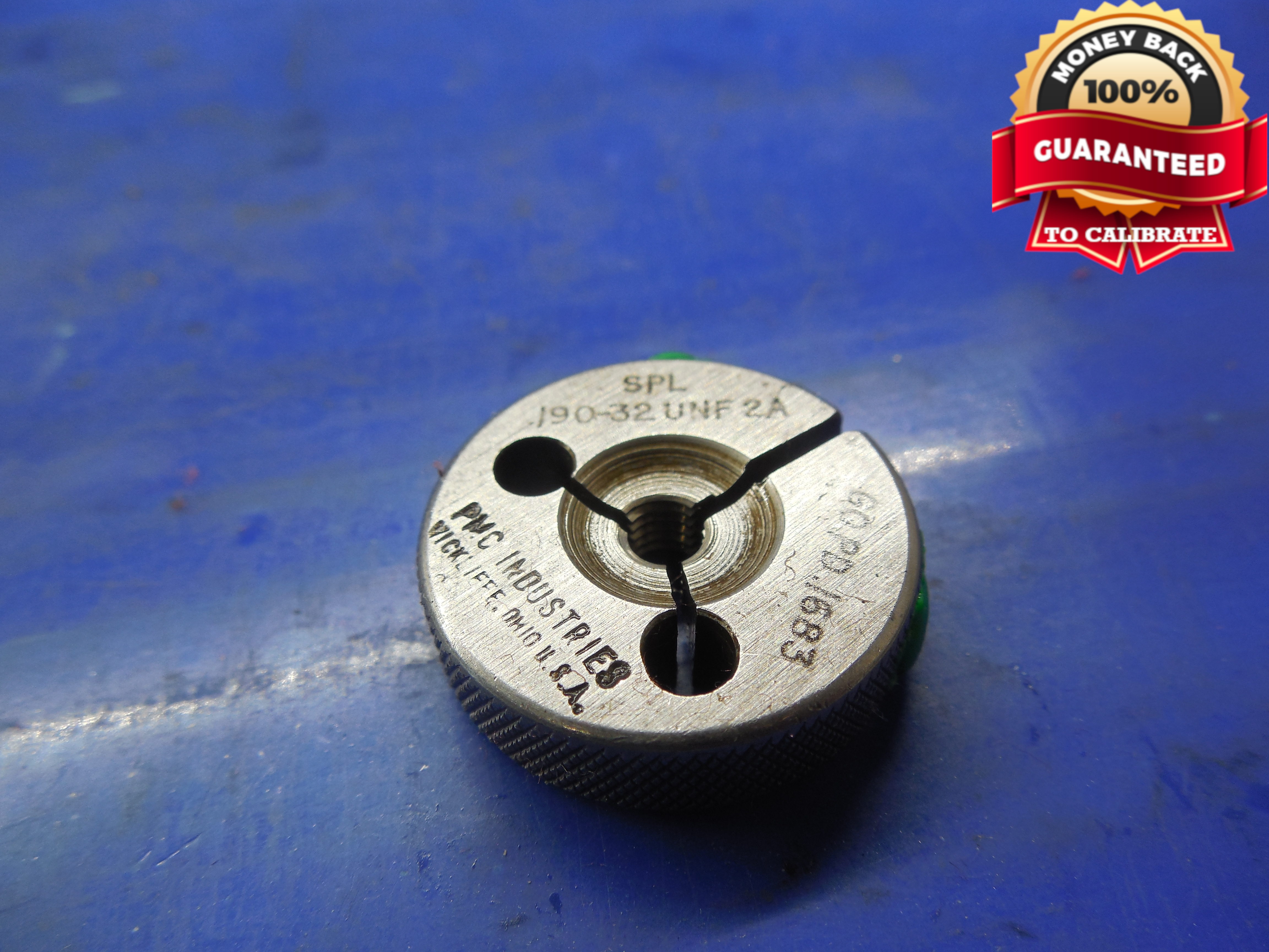 10 32 UNF 2A SPECIAL THREAD RING GAGE 10 190 GO ONLY P D 1683 10