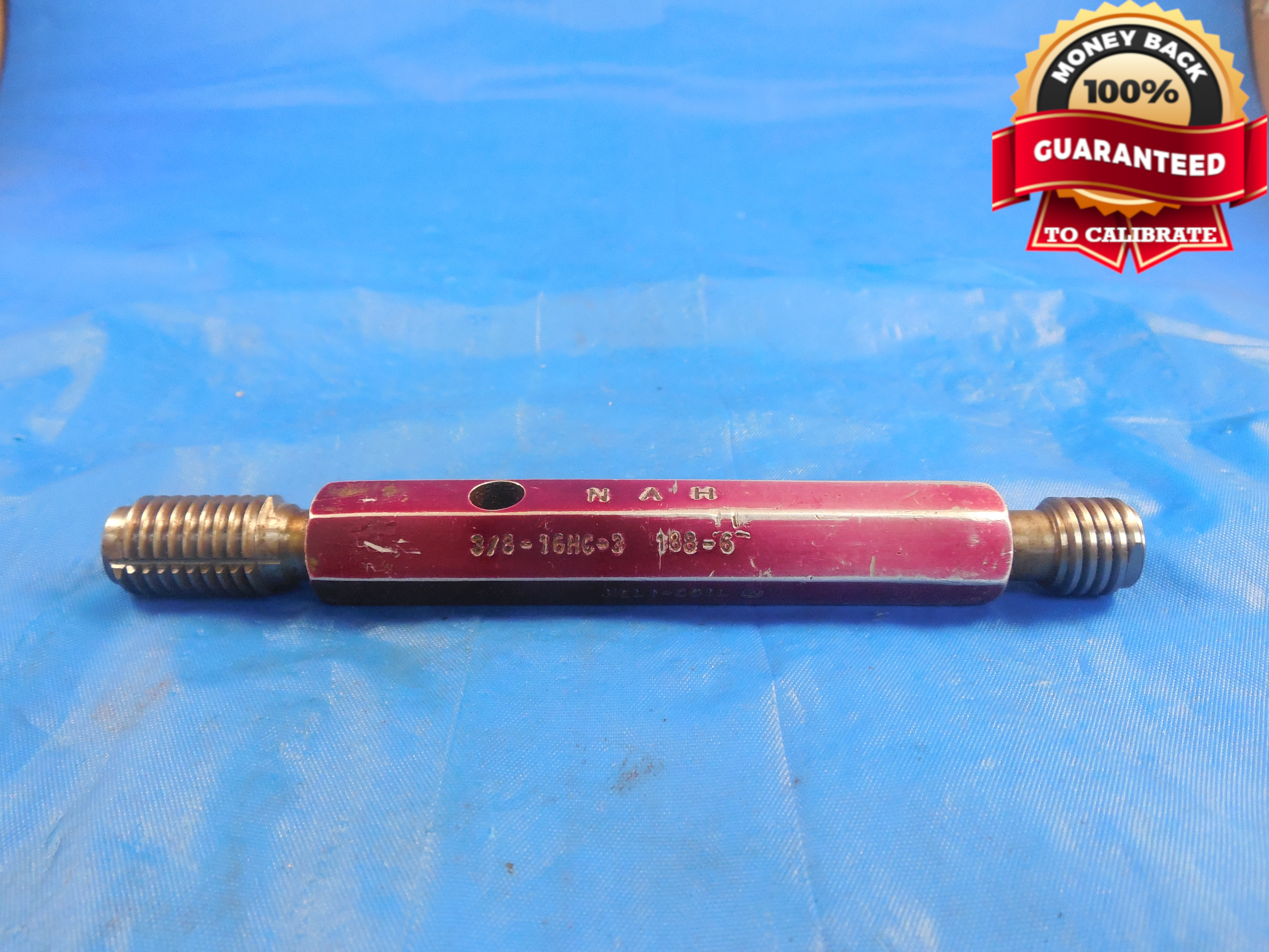 3 8 16 HC 3 STI HELICOIL THREAD PLUG GAGE 375 GO NO GO P D S 4156 4178 EBay