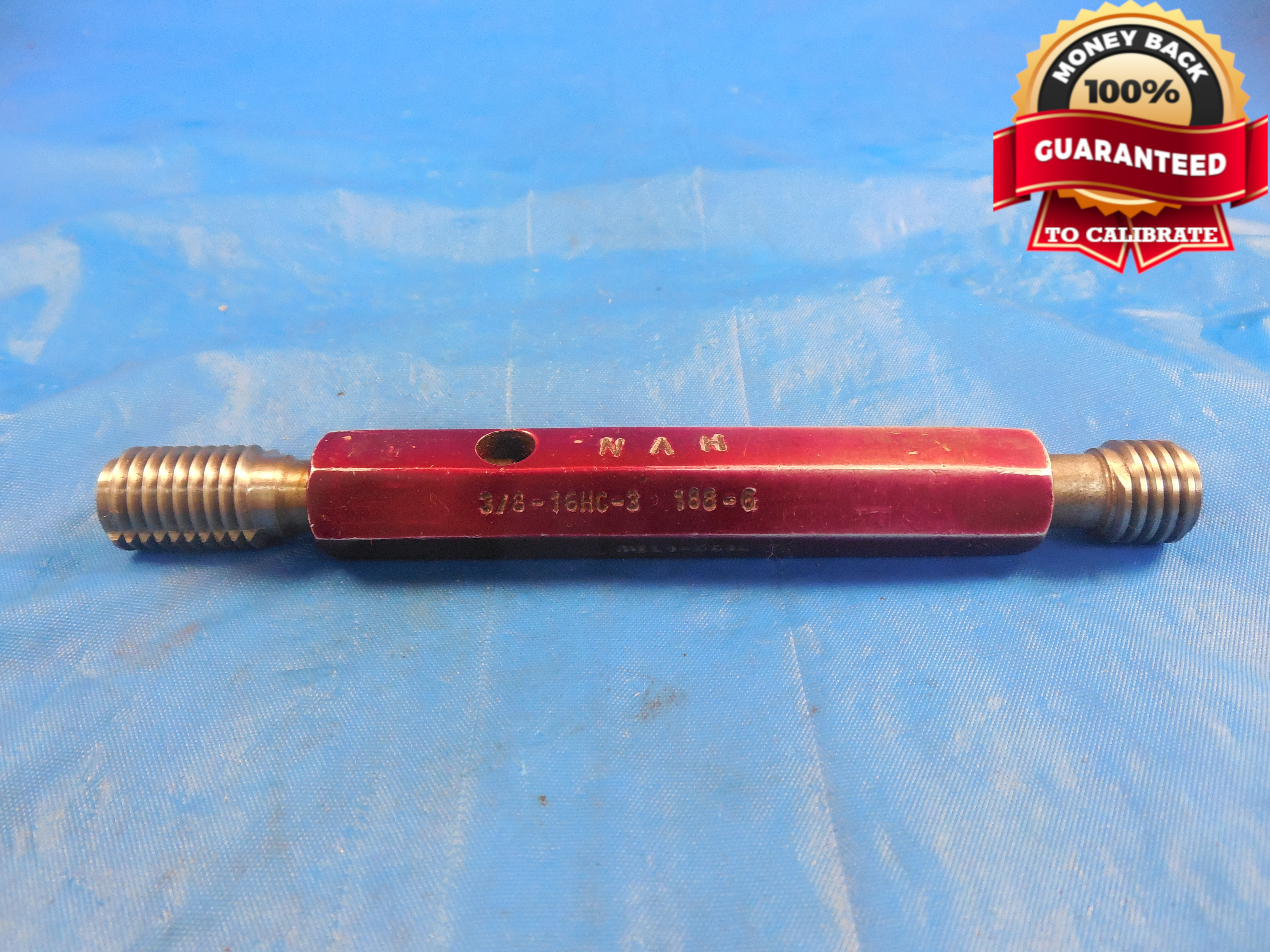 3/8 16 HC 3 STI HELICOIL THREAD PLUG GAGE .375 GO NO GO P.D.'S= .4156