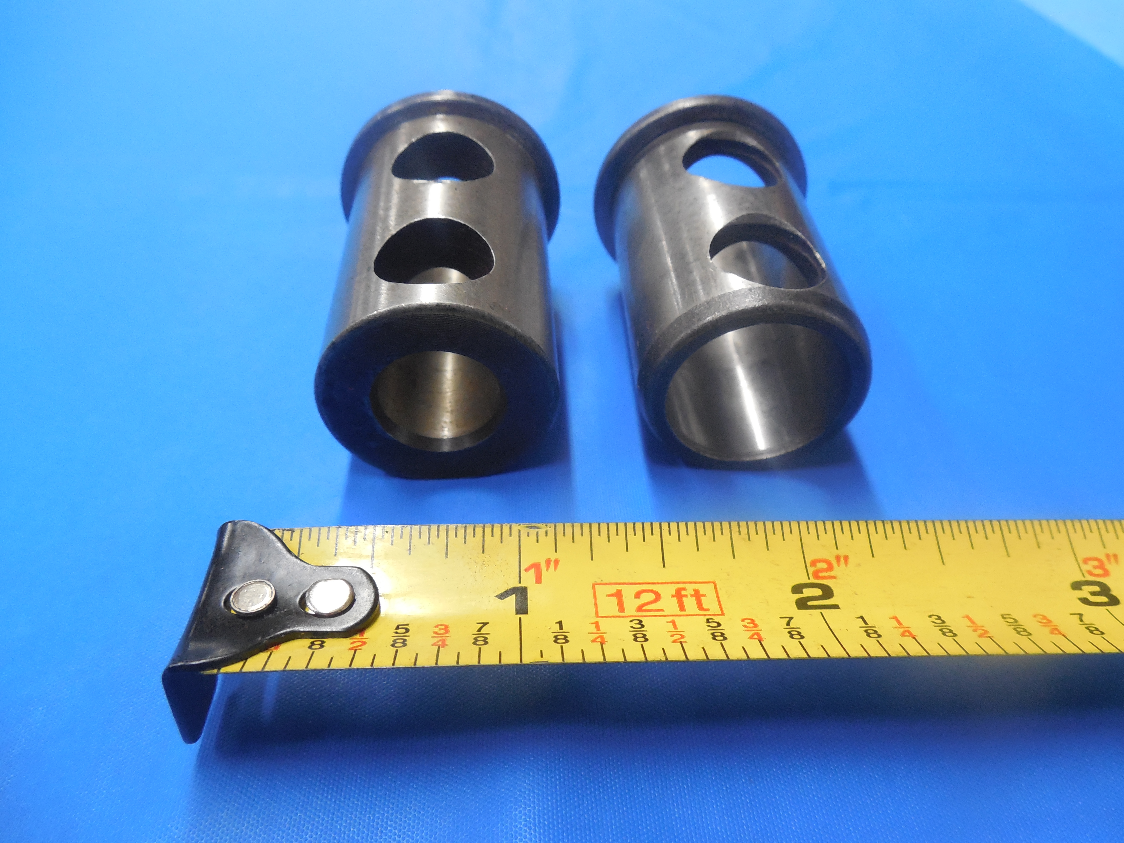 2pcs CNC LATHE BORING BAR BUSHINGS 1" O.D. X 111/16" LONG ( 2 )12 mm