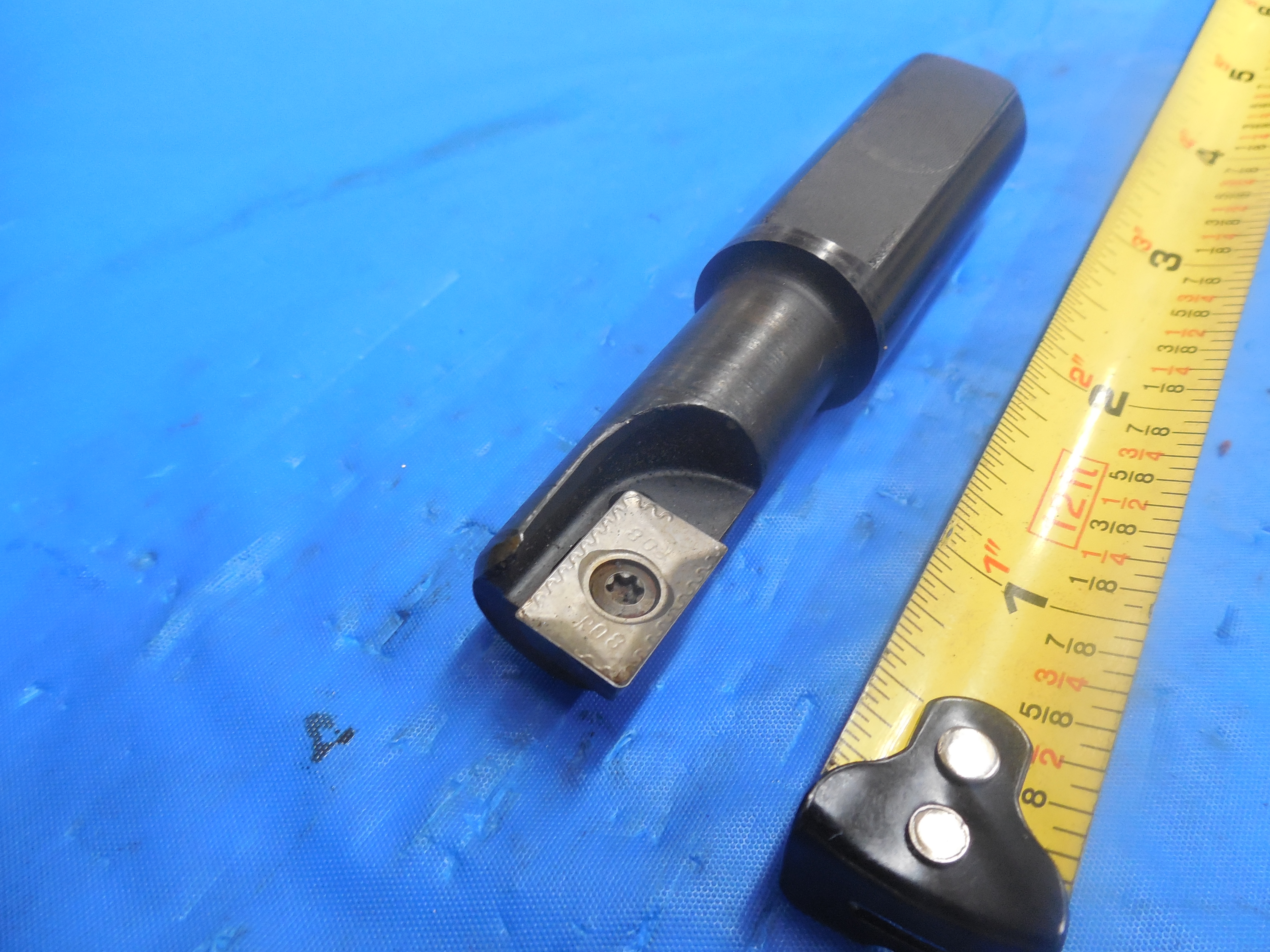 OTM EM0625 SINGLE FLUTE INDEXABLE INSERT END MILL 3/4" DIAMETER SHANK