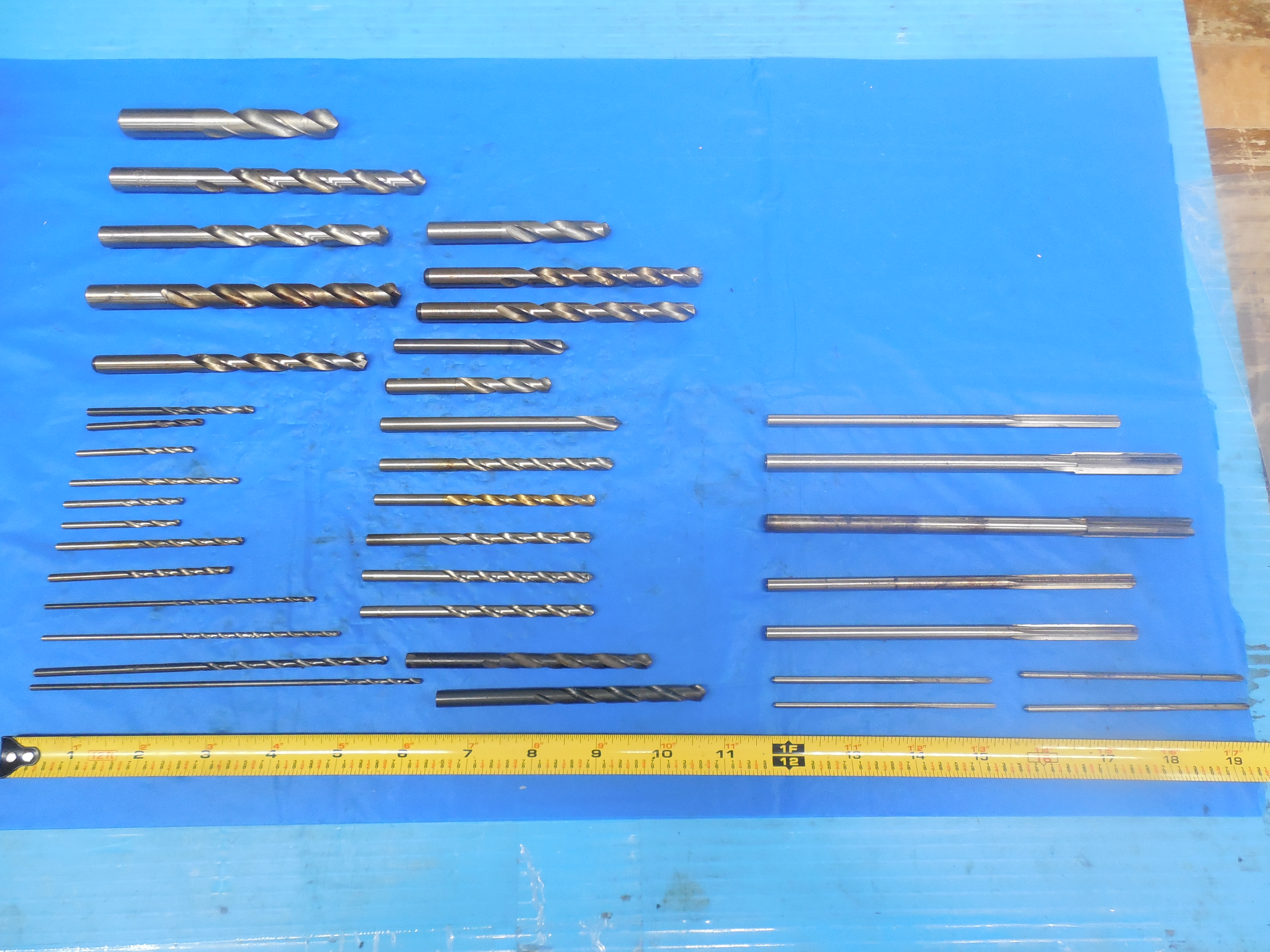 LARGE LOT OF HSS REAMERS AND DRILL BITS MANY SIZES BRIDGEPORT CNC MILL TOOLING eBay