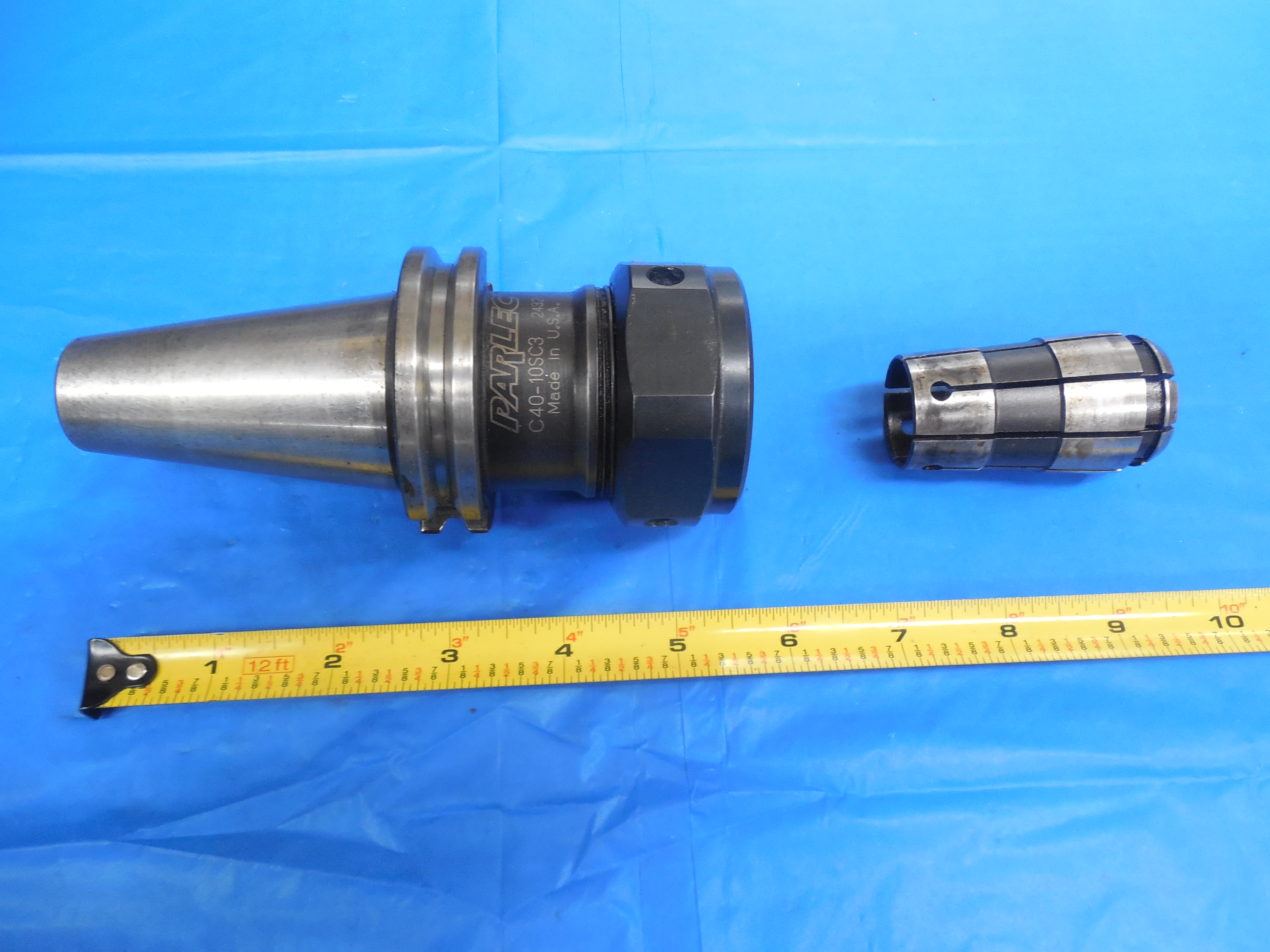 PARLEC CAT 40 10 SC3 TG 100 COLLET CHUCK TOOL HOLDER C4010SC3 TG100