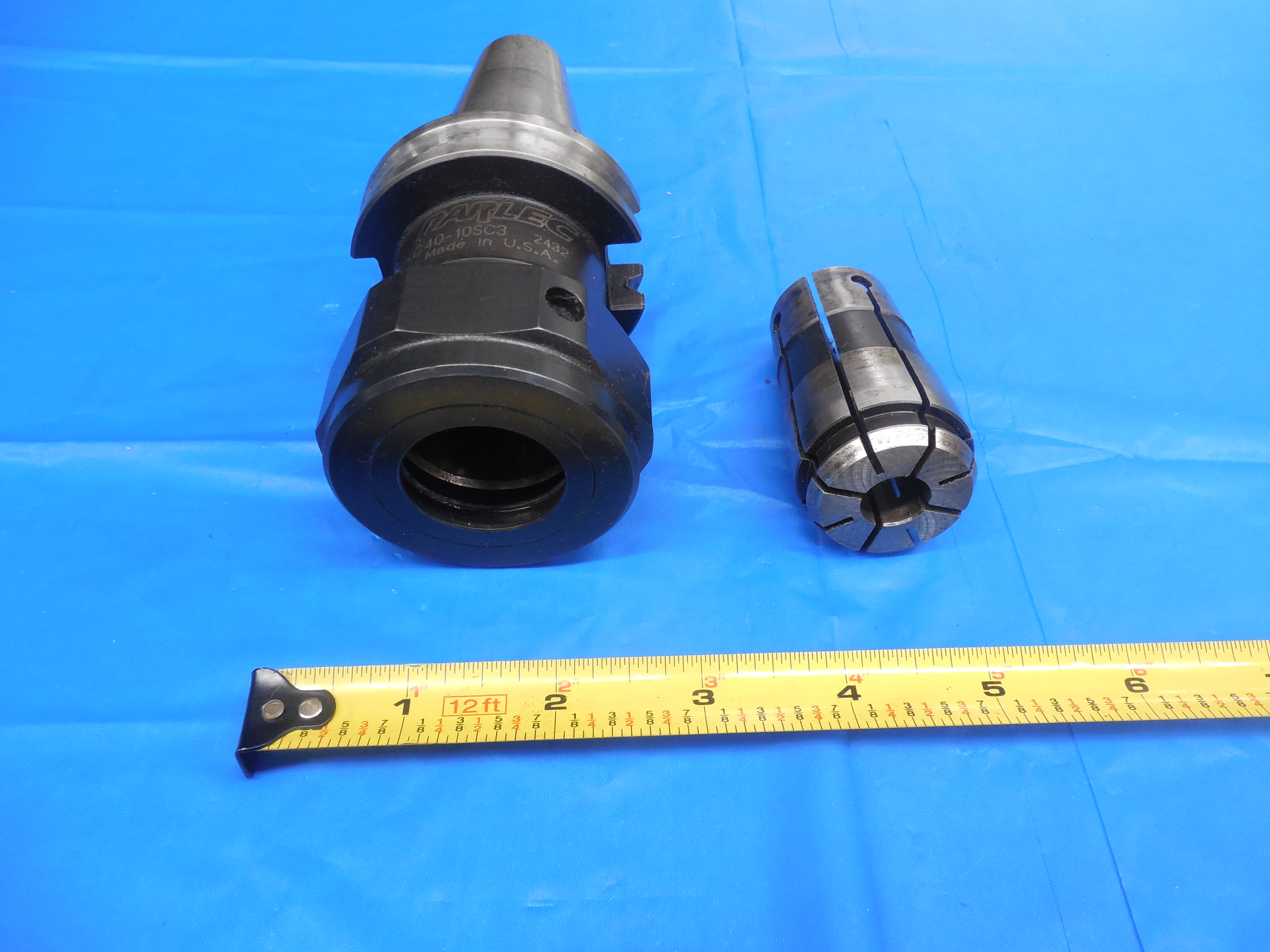 PARLEC CAT 40 10 SC3 TG 100 COLLET CHUCK TOOL HOLDER C4010SC3 TG100