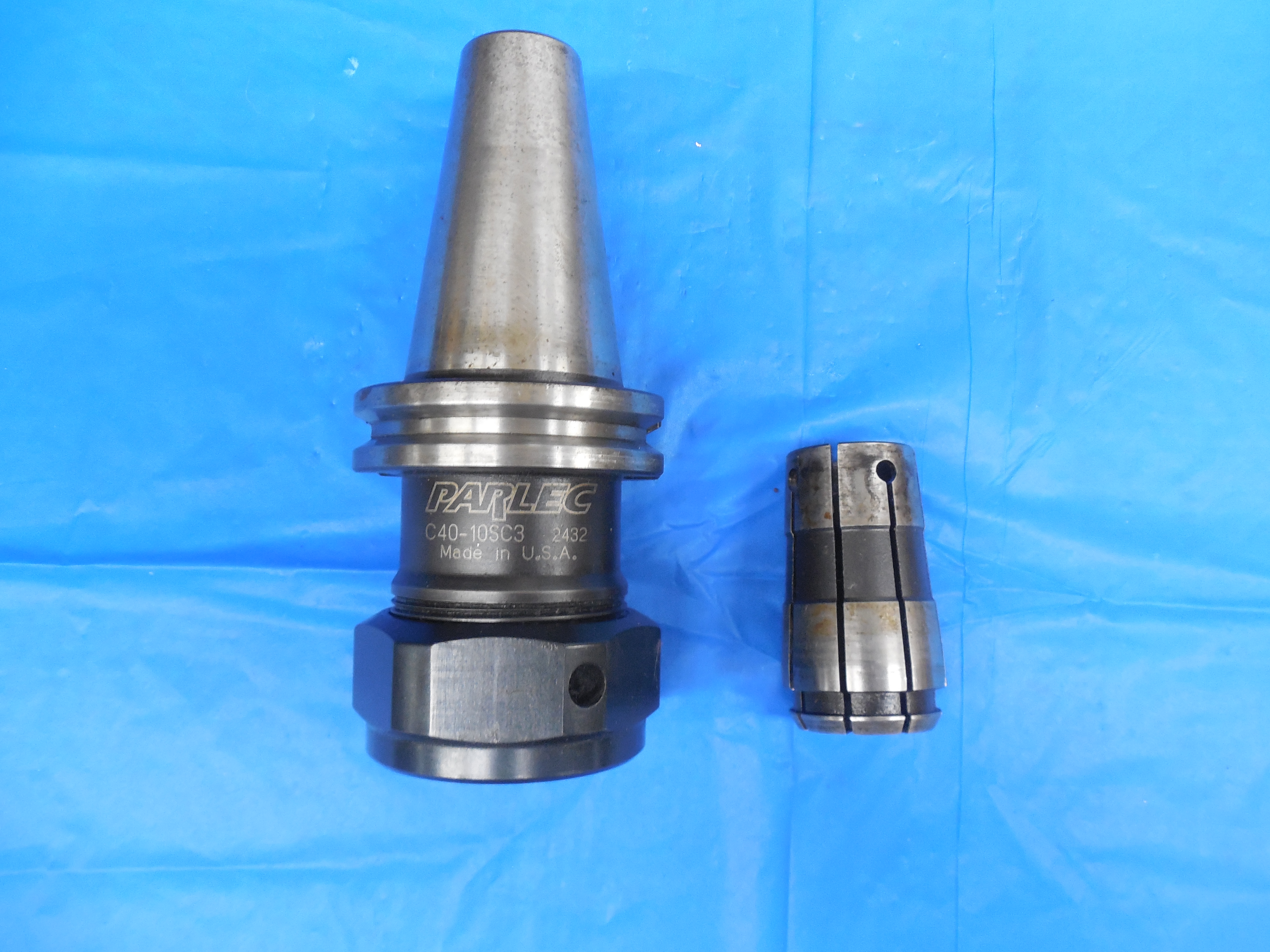 PARLEC CAT 40 10 SC3 TG 100 COLLET CHUCK TOOL HOLDER C4010SC3 TG100