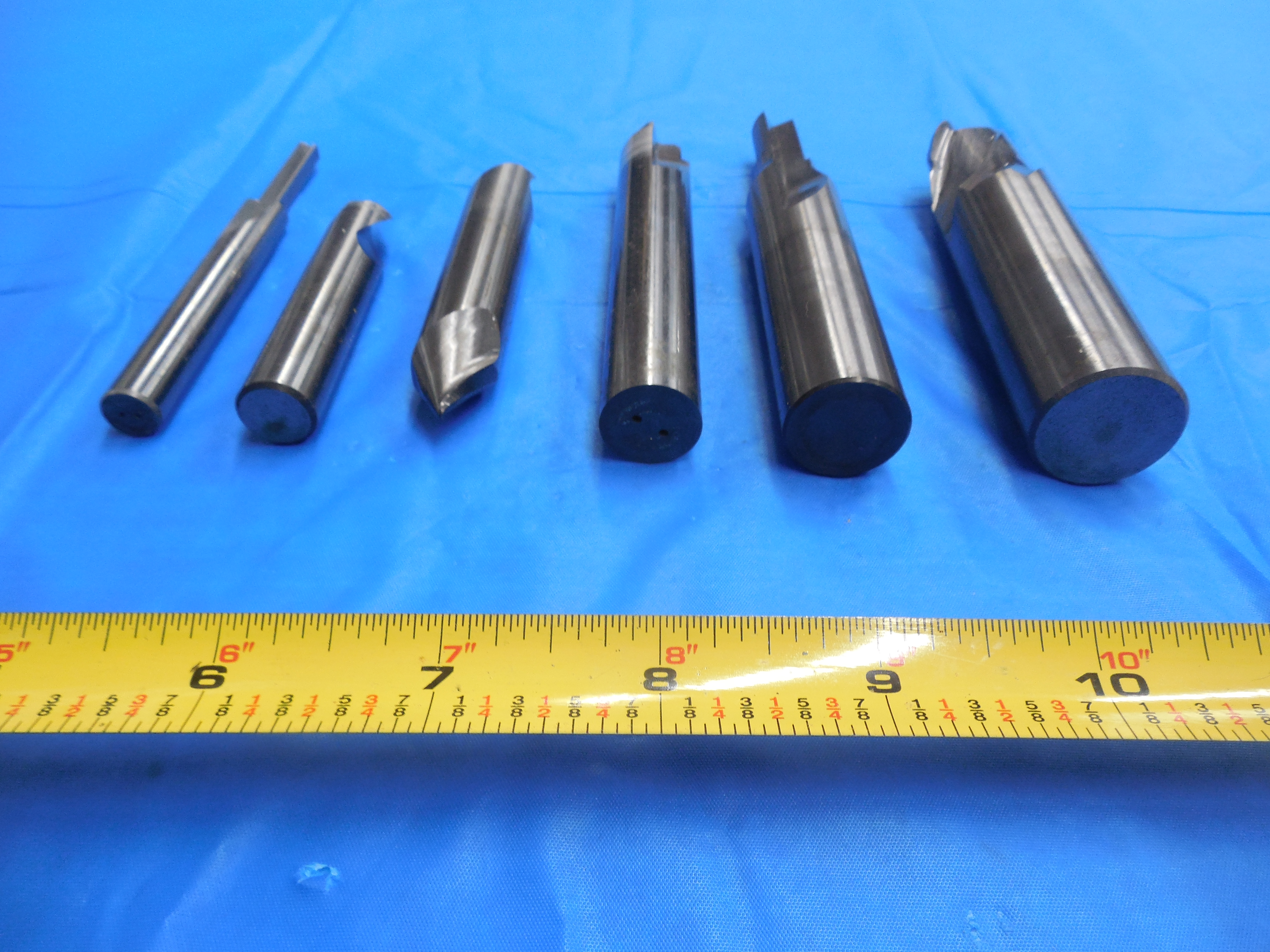 6pcs SOLID CARBIDE END MILL / DRILLS FOR CNC BRIDGEPORT MILL MILLING