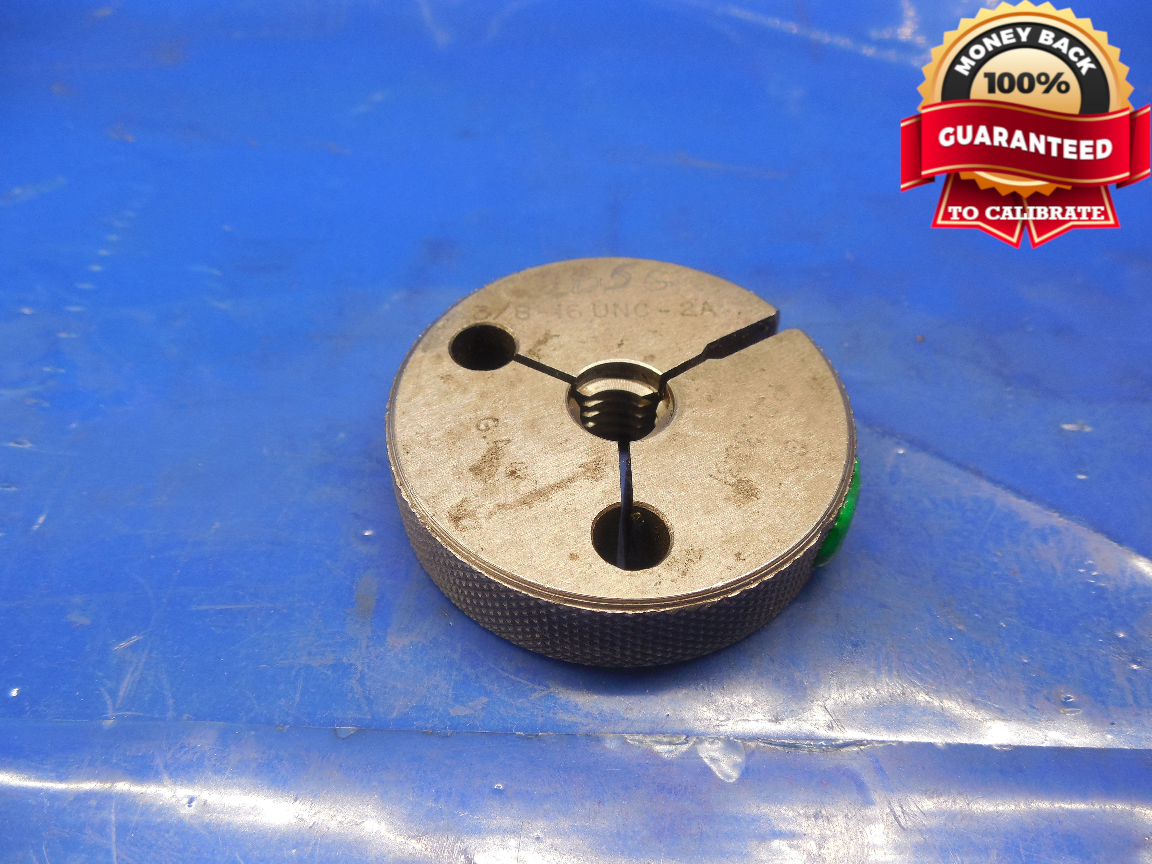 3 8 16 Unc 2a Thread Ring Gage 375 Go Only P D 3331 3 8 16 3750 Inspection Ebay