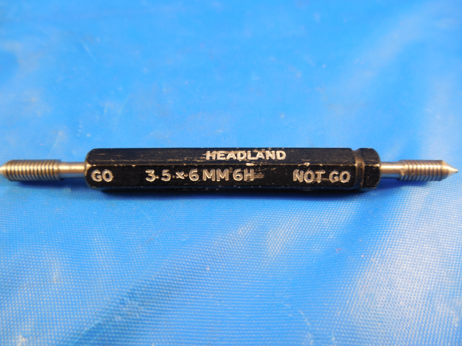 M3.5 X .6 6H METRIC THREAD PLUG GAGE 3.50 GO NO GO P.D.'S = 3.110 & 3.222 eBay