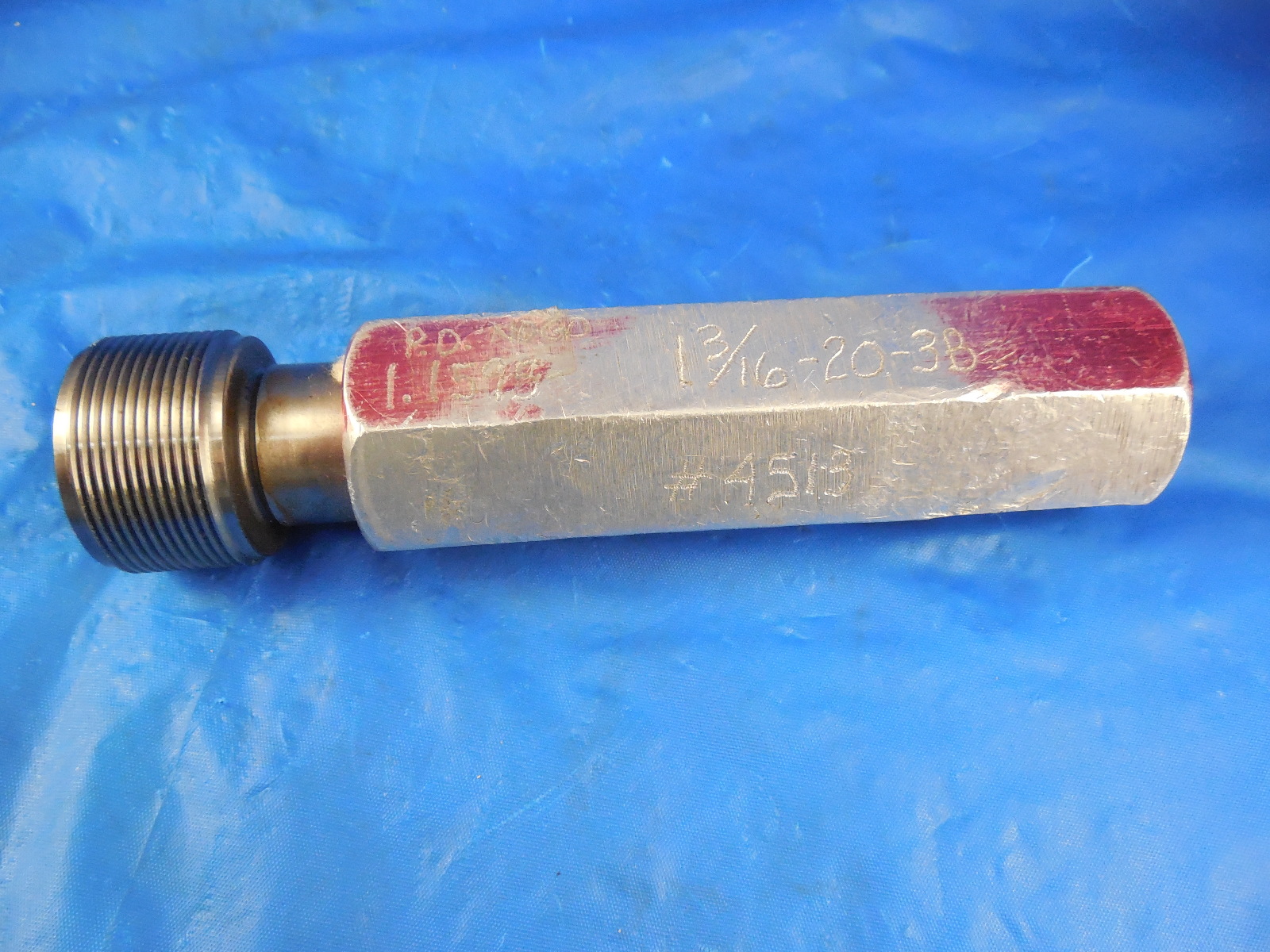 NEW 1 3//16 20 UN 3B THREAD PLUG GAGE 1.1875 GO NO GO P.D./'S= 1.1550 /& 1.1595