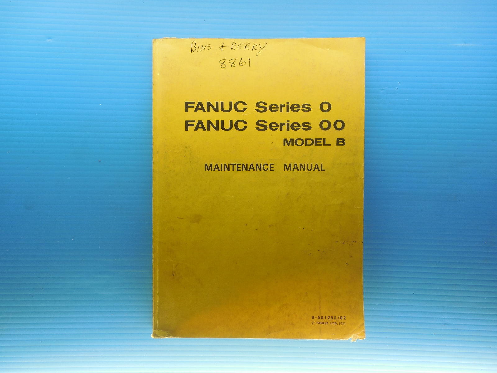 FANUC SERIES 0 SERIES 00 MODEL B MAINTENANCE MANUAL USER'S GUIDE INSTRUCTION