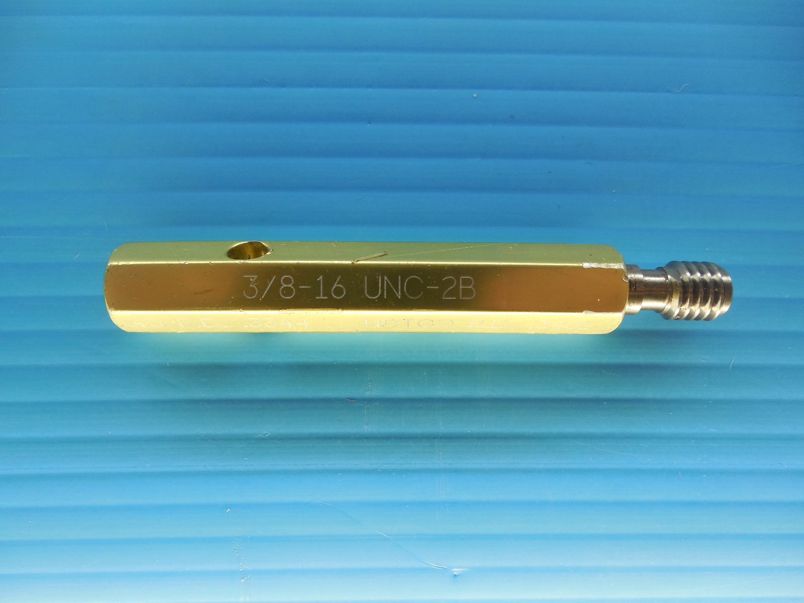 3 8 16 Unc 2b Thread Plug Gage 375 No Go Only P D 3401 Machinist Quality Ebay