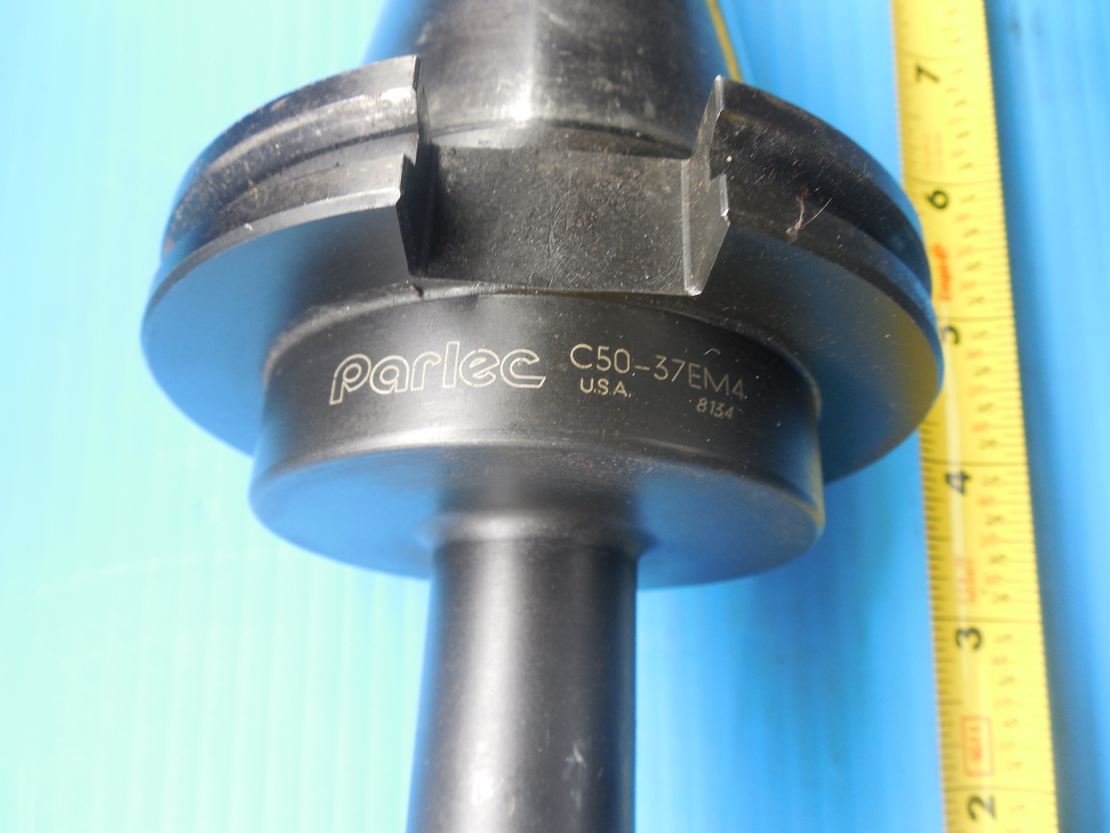 PARLEC CAT 50 3/8 END MILL HOLDER C50 37EM4 CNC MACHINE SHOP TOOLS HASS