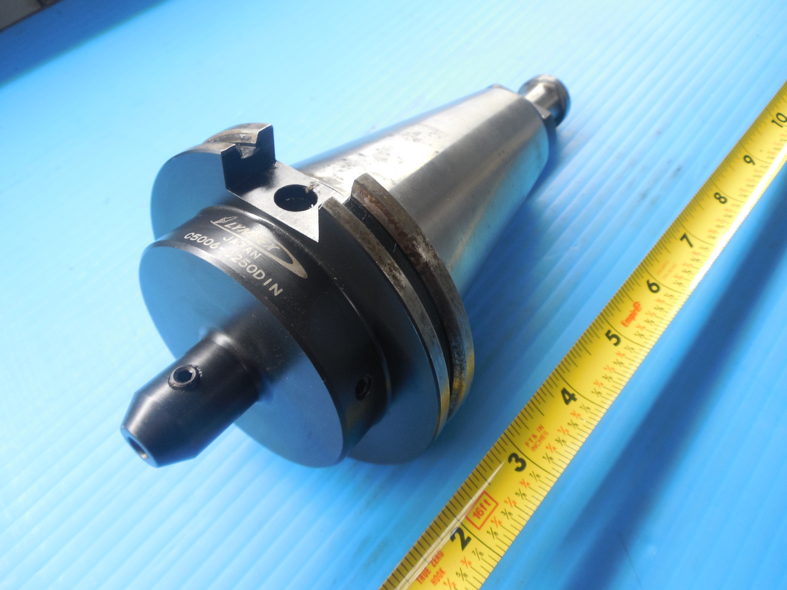 LYNDEX CAT 50 1/4 END MILL HOLDER C5006 0250DIN CNC END MILL TOOLING