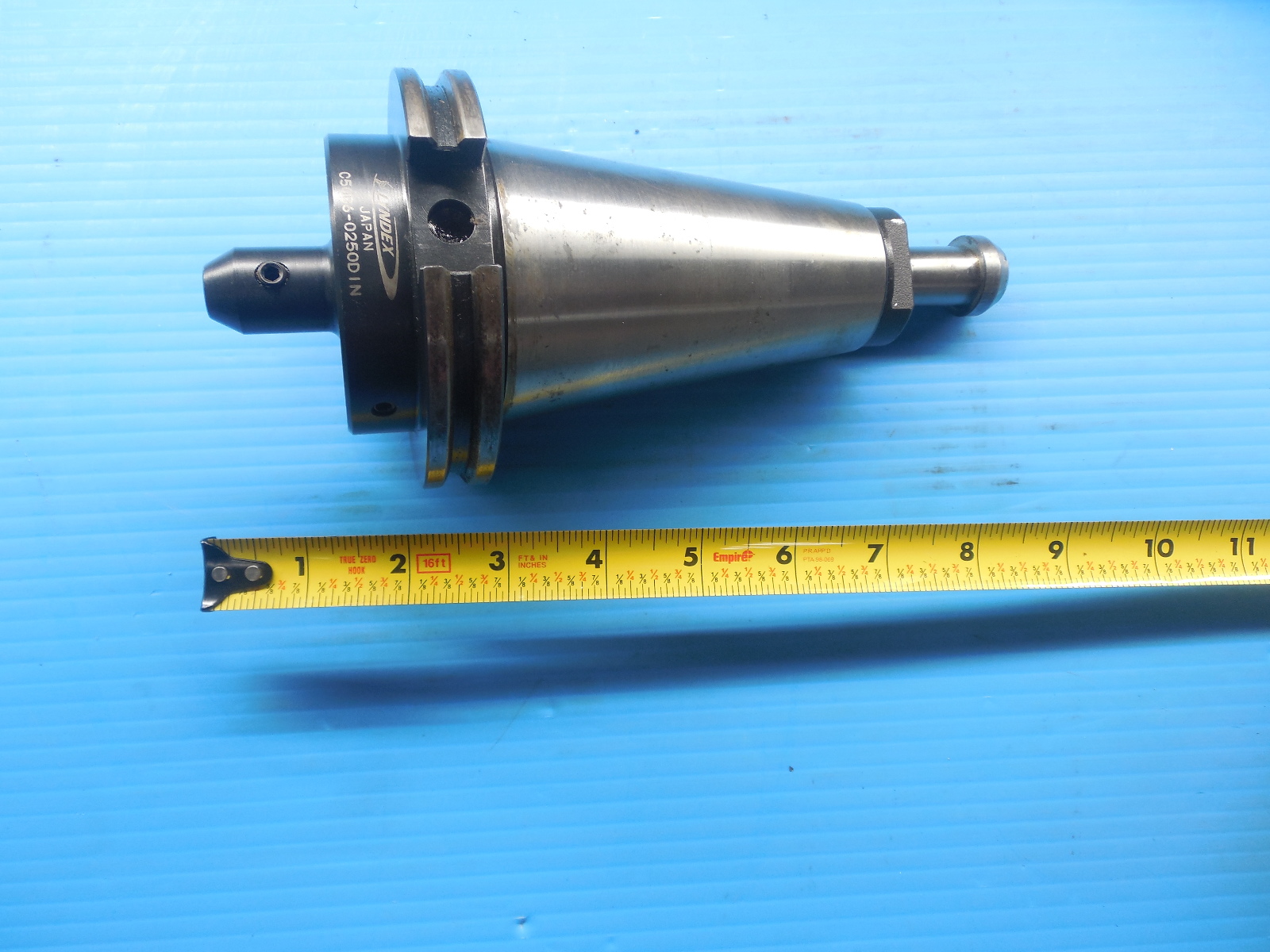 LYNDEX CAT 50 1/4 END MILL HOLDER C5006 0250DIN CNC END MILL TOOLING