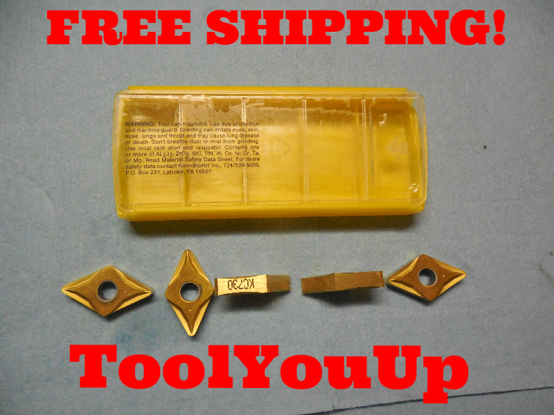 5 PCS NEW KENNAMETAL NG3178 R KC850 TOP NOTCH STYLE GROOVING INSERTS MACHINIST