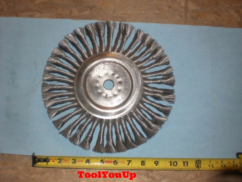 WIRE WHEEL 3//4/" INSIDE HOLE MACHINIST TOOLS MACHINE MACHINE SHOP METAL POLISHING