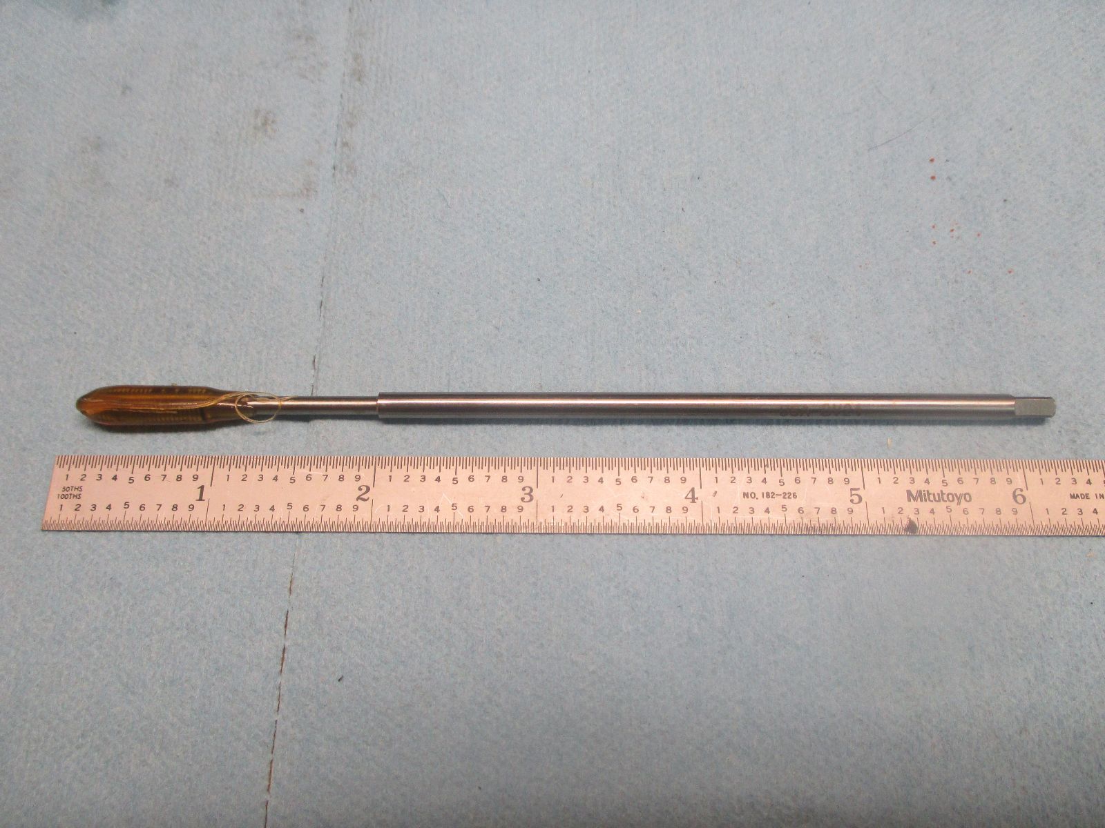 8 36 NF HS GH 2 6/" LONG 2 FLUTE PULLEY EXTENSION TAP USA MADE #8-36 BRIDGEPORT