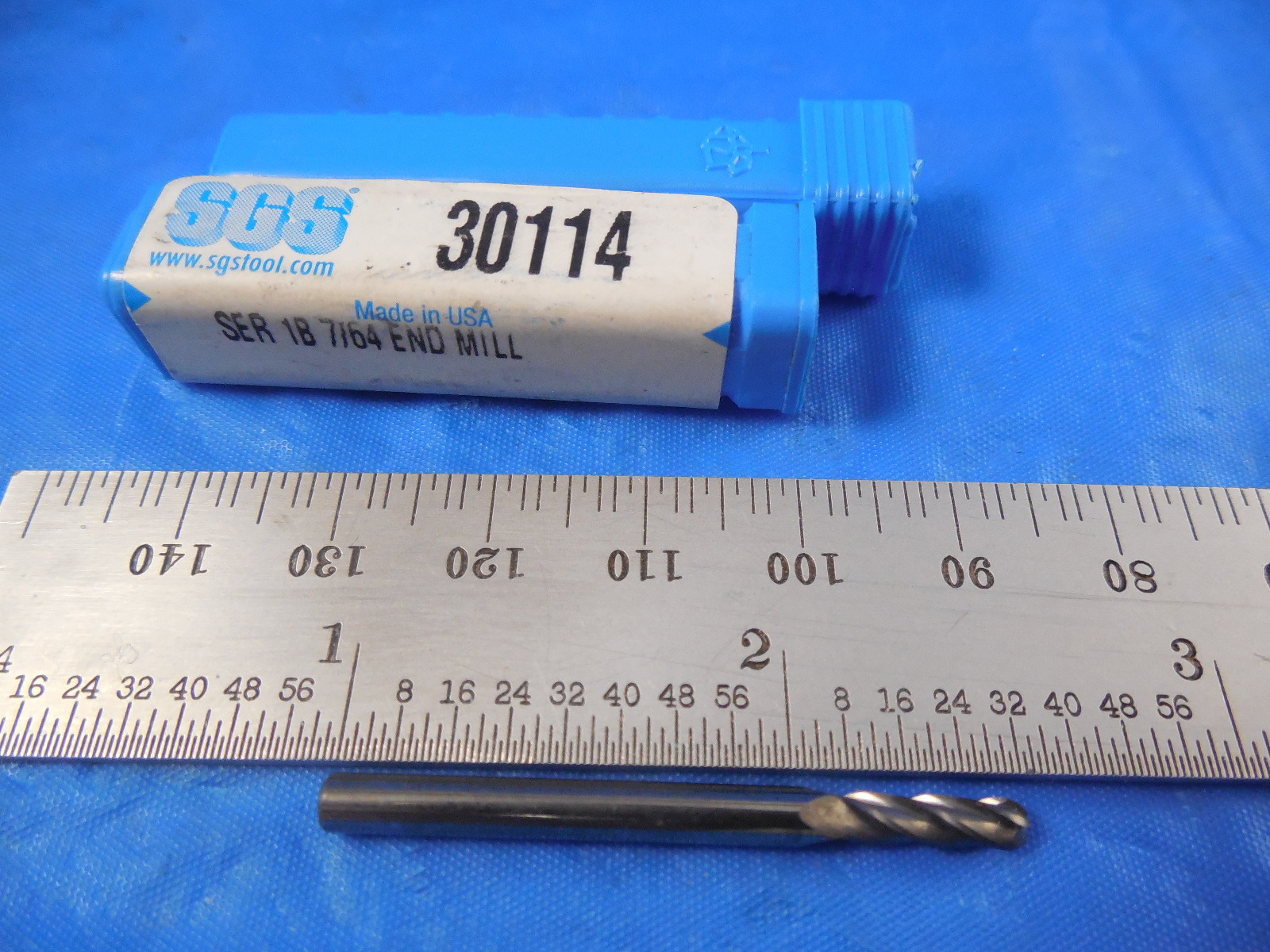 4 Flute Solid Carbide Ball End Mill A... Accupro 7//64/" Diam 3//8/" Length of Cut