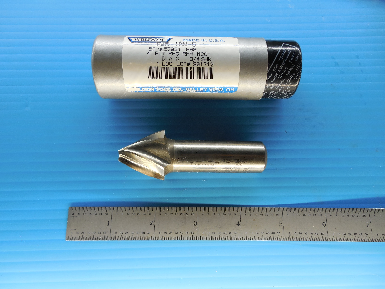 NEW 1//4/" SGS Carbide 7° Tapered Square End Mill 3FL 1//2/" Shank 1-1//4/" LOC 4/" OAL