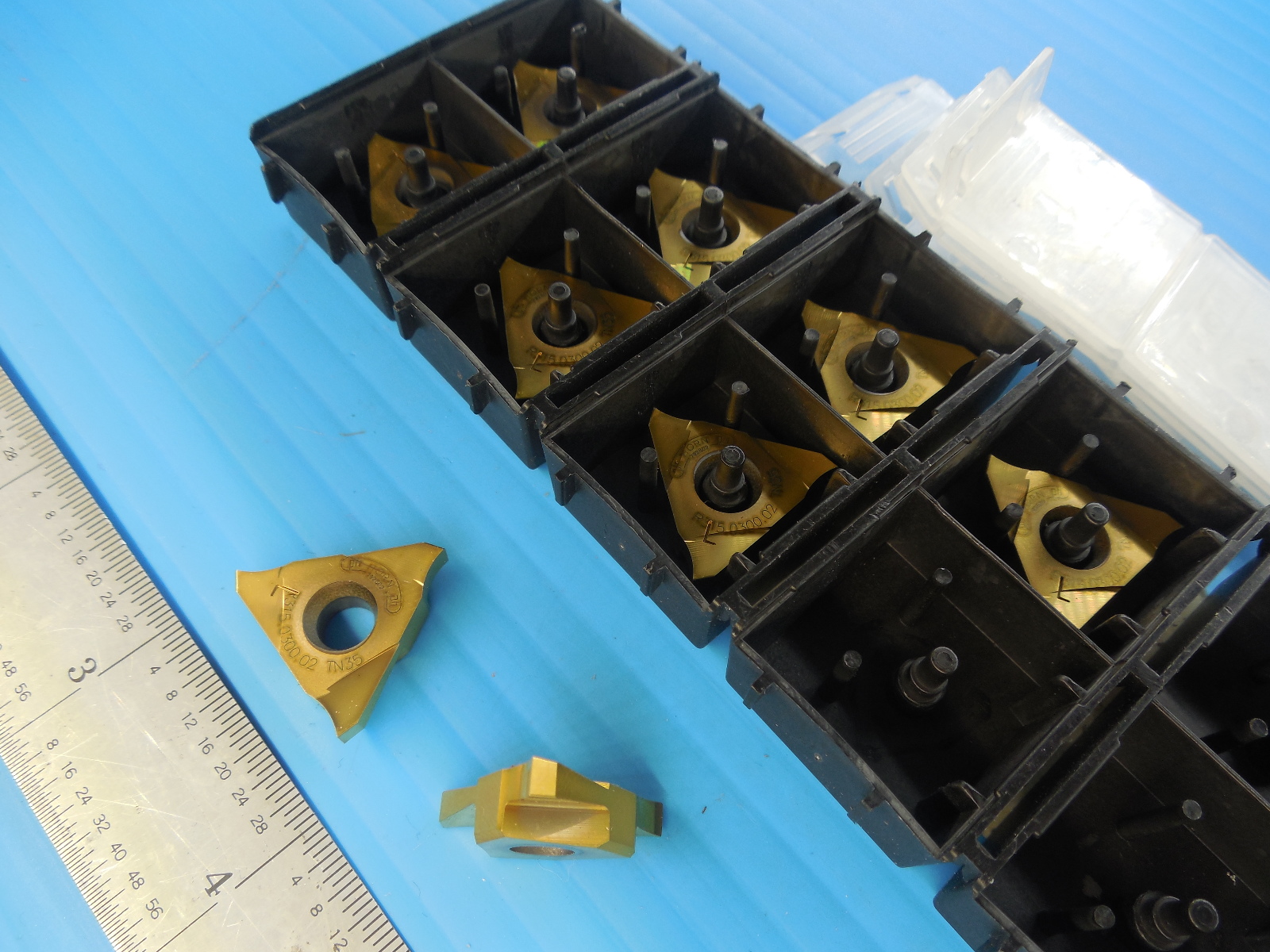 9 PCS NEW PH HORN R315.0300.02 TN35 CARBIDE GROOVING INSERTS MACHINE