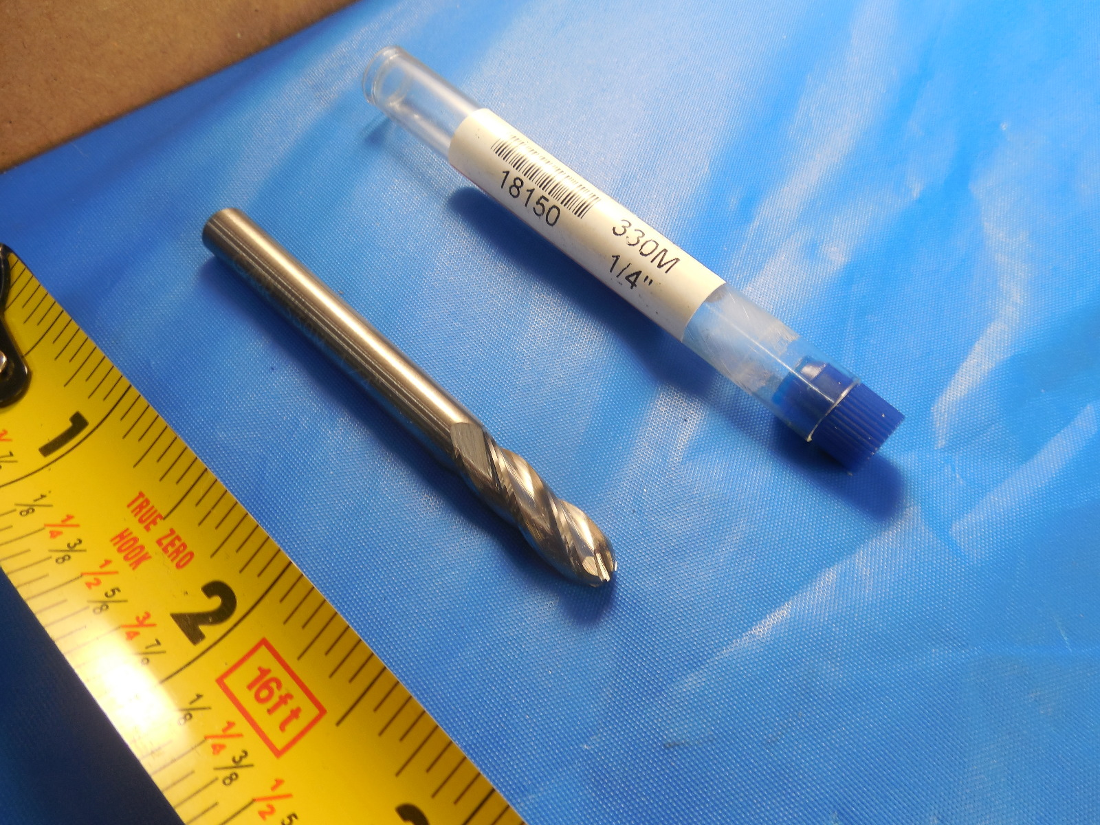 GARR TOOL 18150 SERIES 330M 1/4 DIA 3/4 LOC 2 1/2 OAL 4 FLUTE CARBIDE