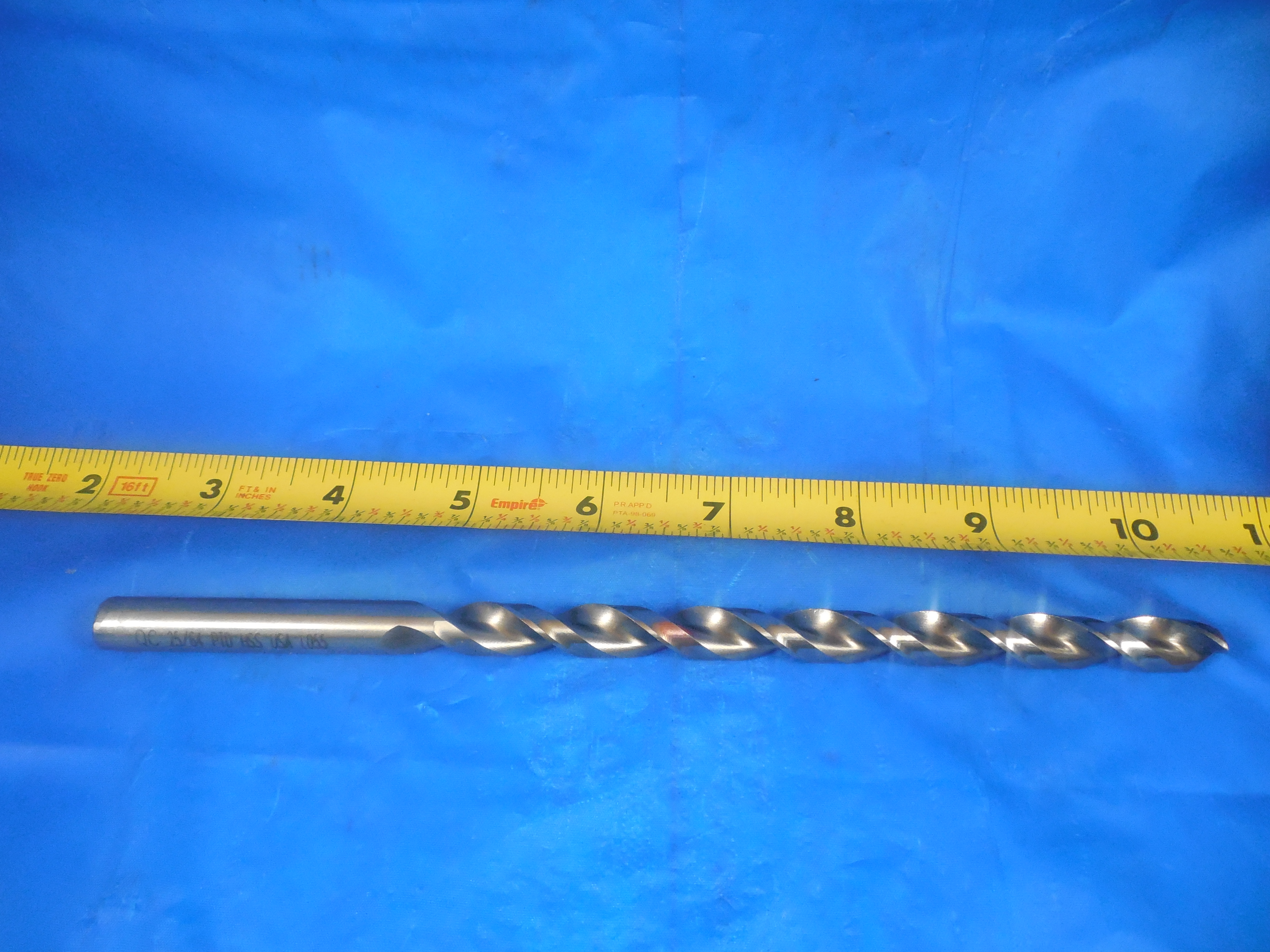 1PC NEW QC 25/64 PTD HSS USA PARABOLIC FLUTE DRILL BIT 6" FLUTE LENGTH