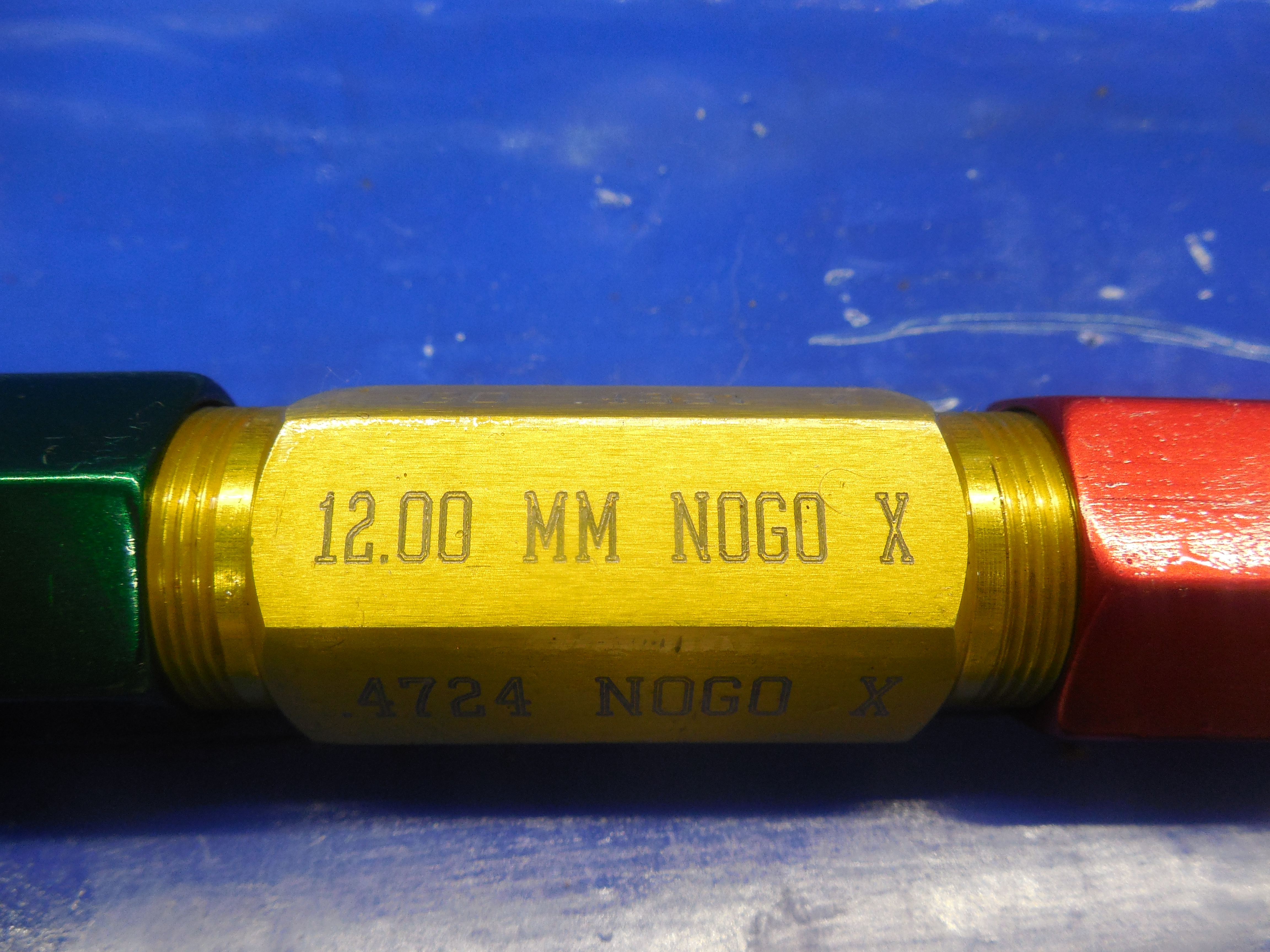 11.00 & 12.00 MM CLASS X SMOOTH PIN PLUG GAGE GO NO GO 11.0 12.0 MM