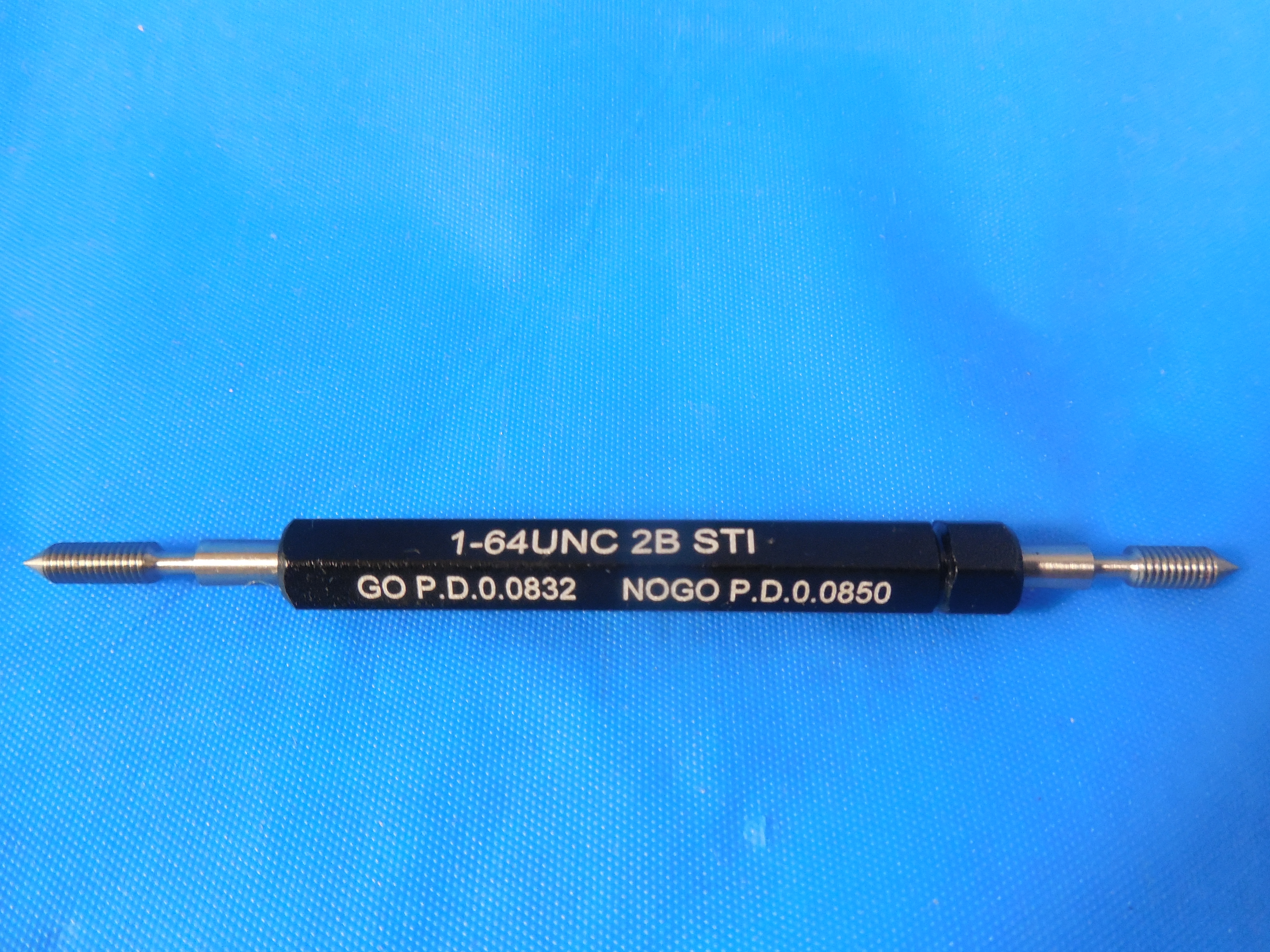 NEW 1 64 UNC 2B STI HELICOIL THREAD PLUG GAGE #1 .073 GO NO GO PDS .0832 & .0850 | eBay