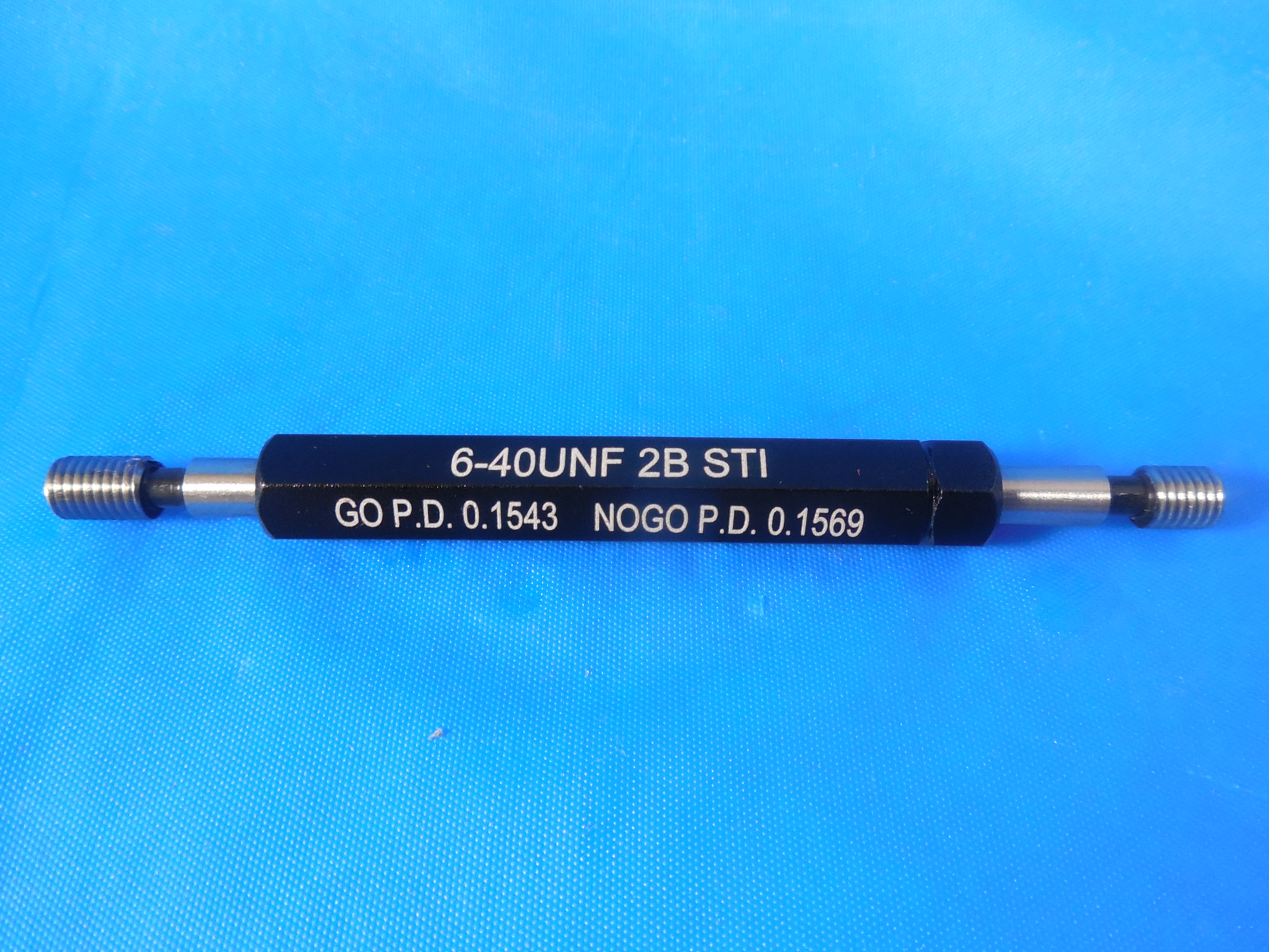 NEW 6 40 UNF 2B STI HELICOIL THREAD PLUG GAGE 6 .138 GO NO GO PDS .1543 .1569 eBay