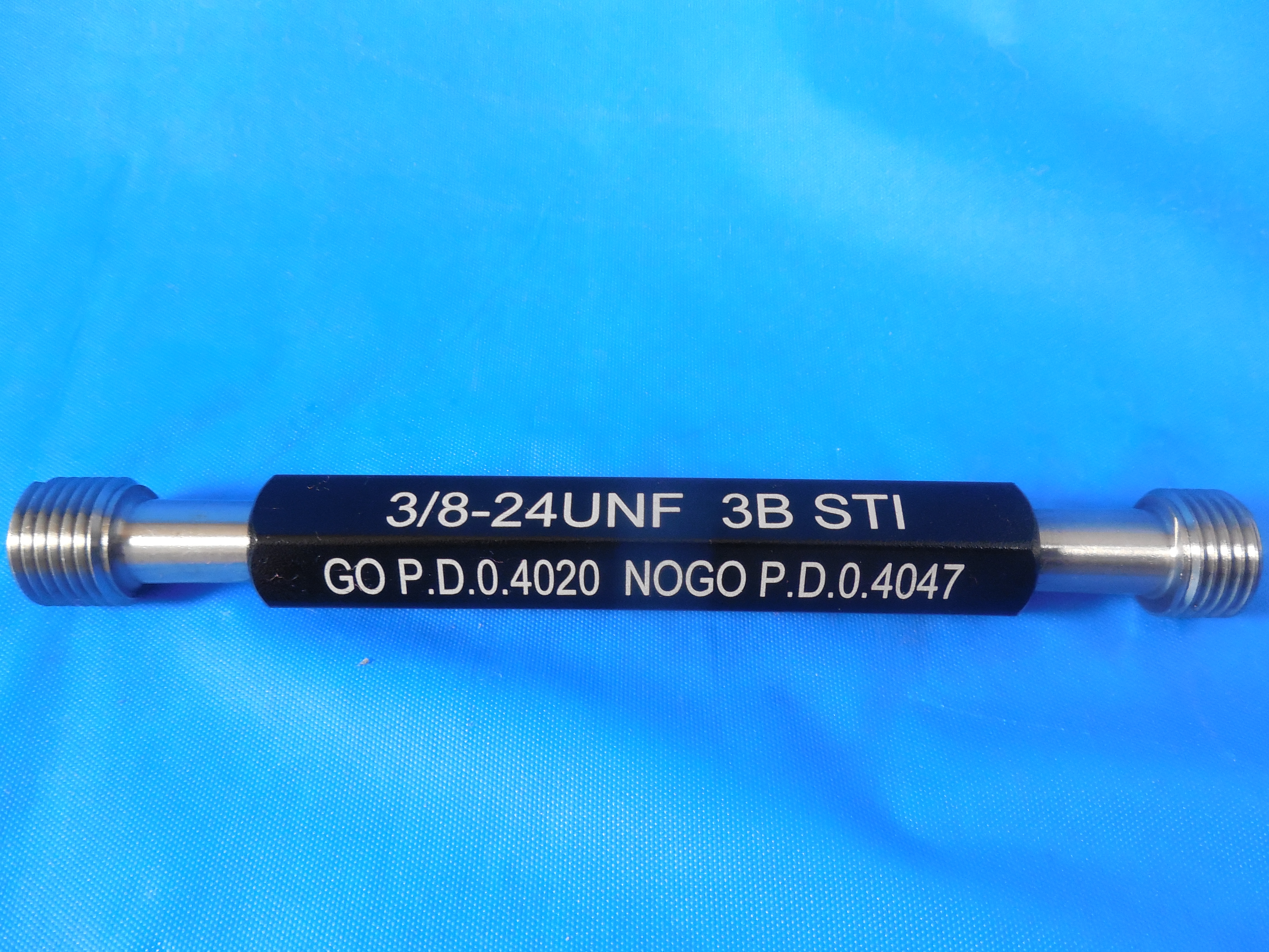 new-3-8-24-unf-3b-sti-helicoil-thread-plug-gage-375-go-no-go-pds-4020