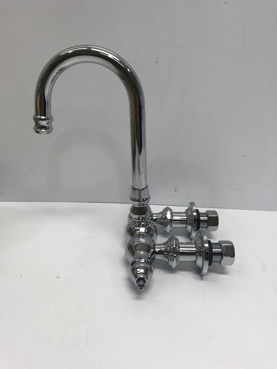 Elizabethan Classics 2v1cp 2 Handle Claw Foot Tub Faucet Chrome