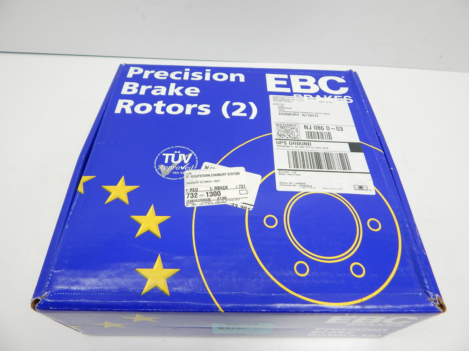 EBC Brakes RK1473 RK Series Premium OE Replacement Brake Rotor
