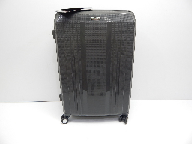 Mia Toro Italy Nicosia Hardside Spinner Luggage 3pc Set-Black