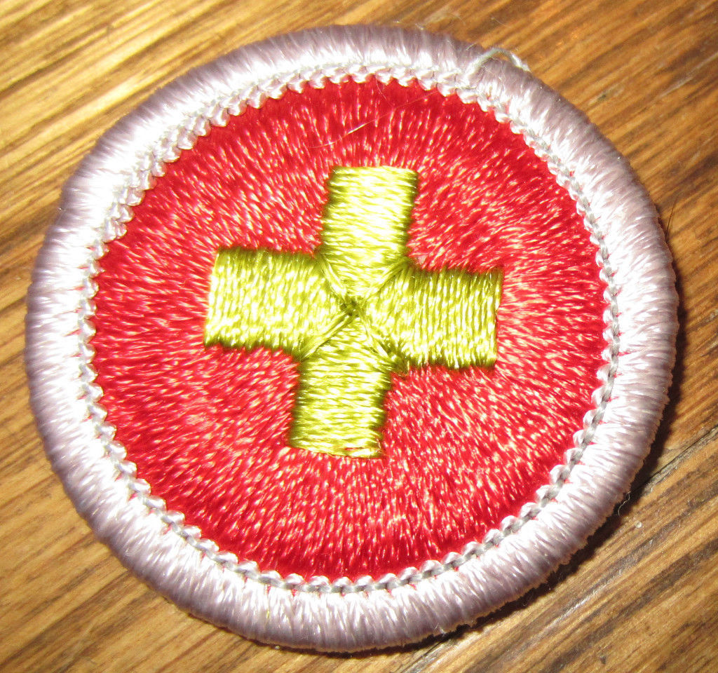 Boy Scout Patch Cross Life Saving Merit Badge Bsa Dragonfly Whispers