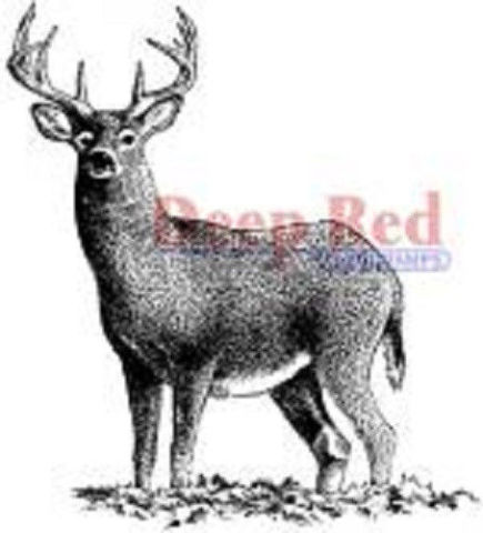 Buck Deer Wildlife Rubber Stamp J17407 WM
