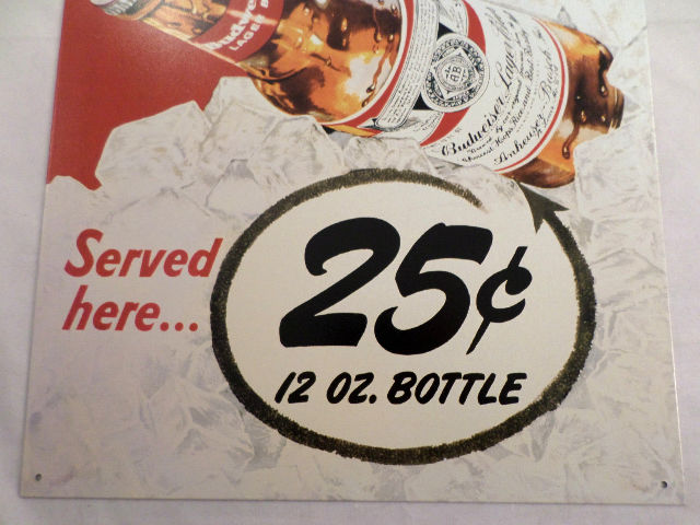 TIN SIGN Beer 10 Cents/" Beer Mancave Wall Decor