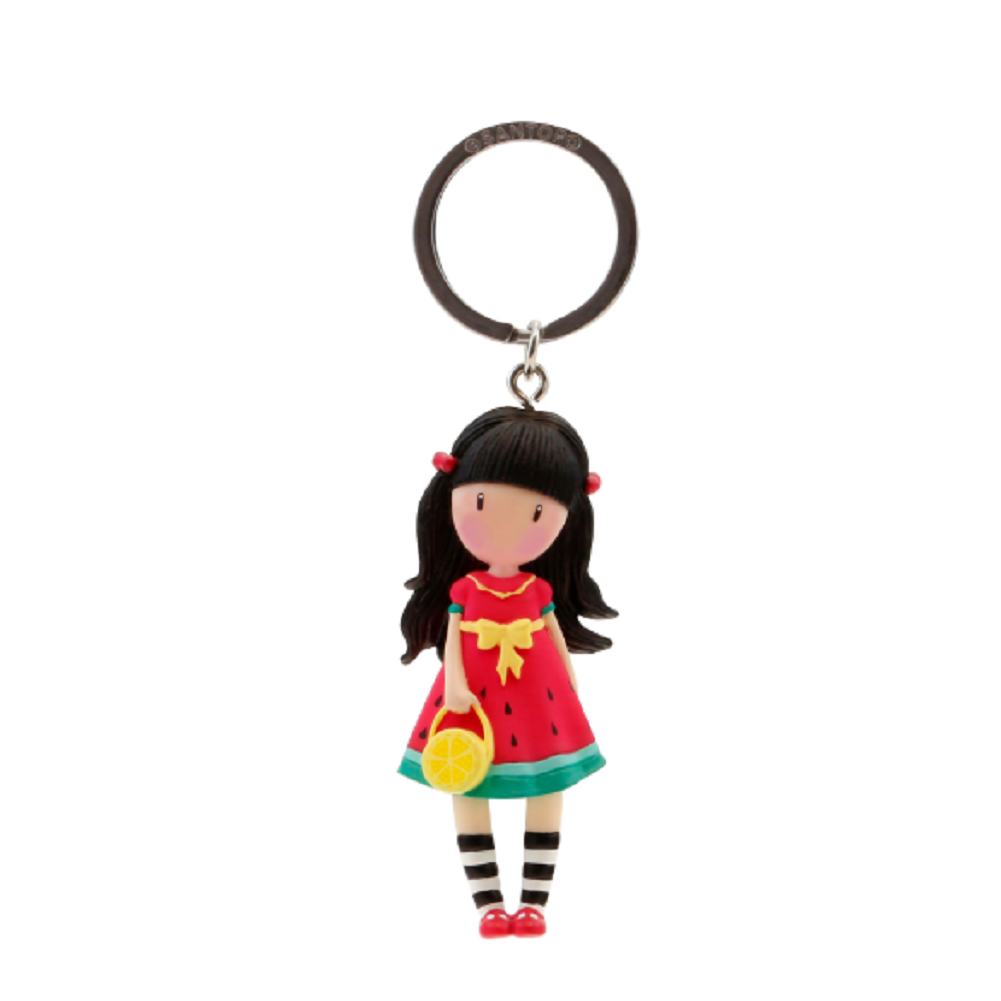 Santoro London Gorjuss Every Summer has a Story Figurine Keyring Key Chain Charm