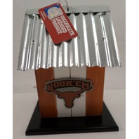 College Texas Longhorns Hook'Em NCAA Licensed Birdhouse Spirit New