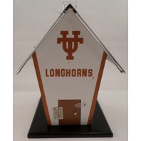 College Texas Longhorns Hook'Em NCAA Licensed Birdhouse Spirit New