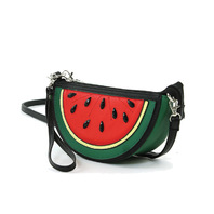 Watermelon Slice Shoulder Crossbody Bag Handbag Purse