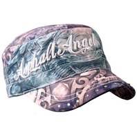Asphalt Angel Women'S Sublimation Ball Hat Cap Biker Motorcycle Rider #Bcb1003